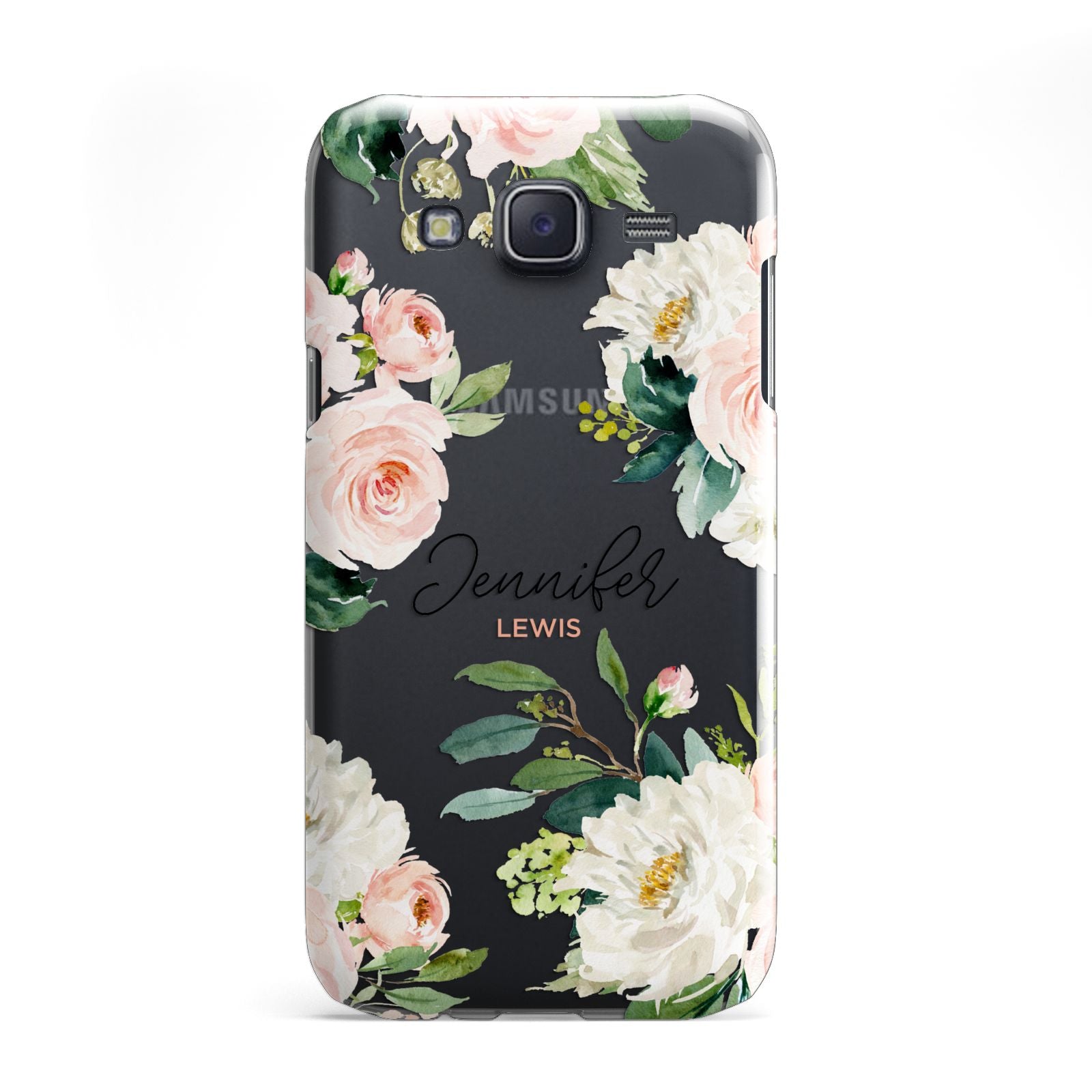 Bunches of Roses Personalised Names Samsung Galaxy J5 Case