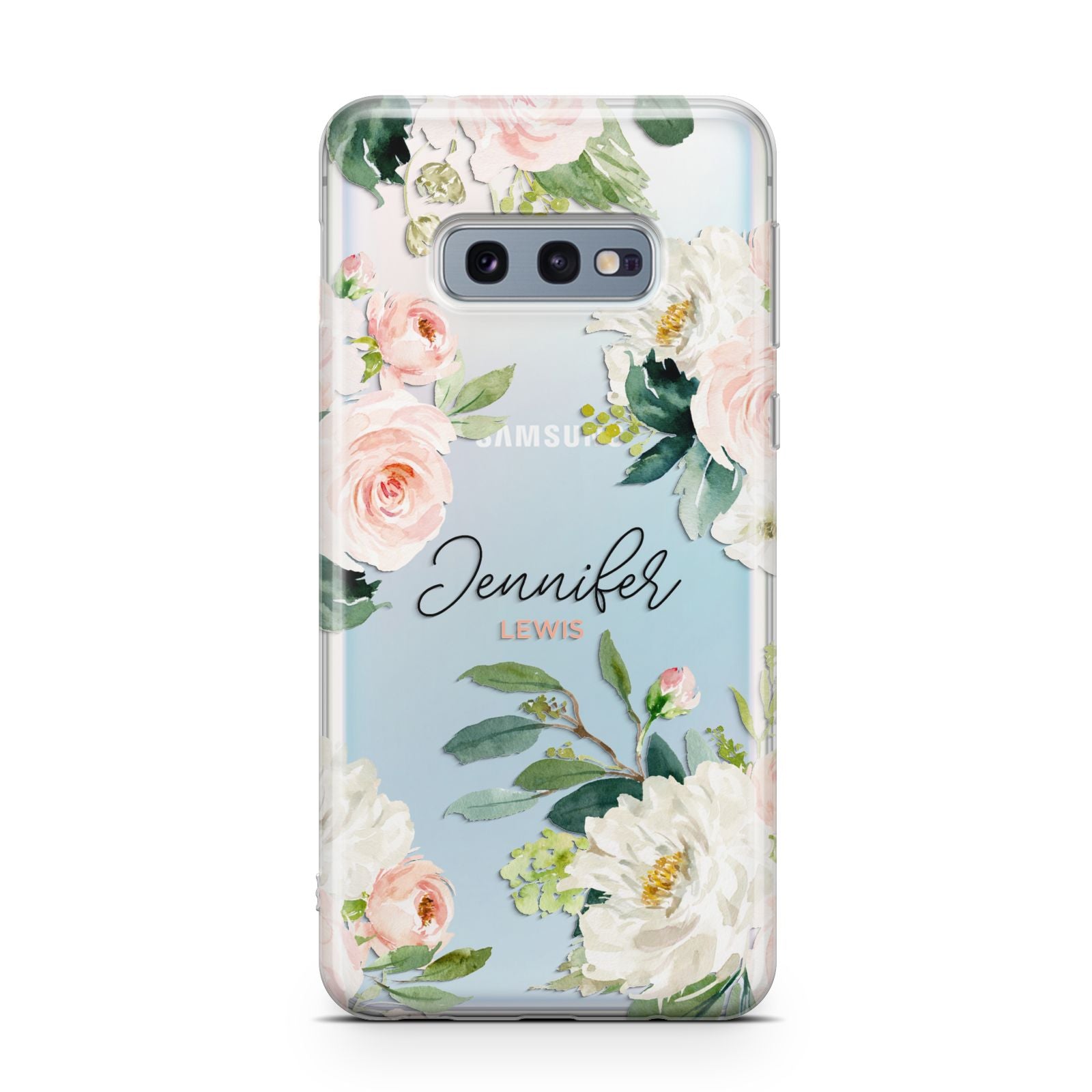 Bunches of Roses Personalised Names Samsung Galaxy S10E Case