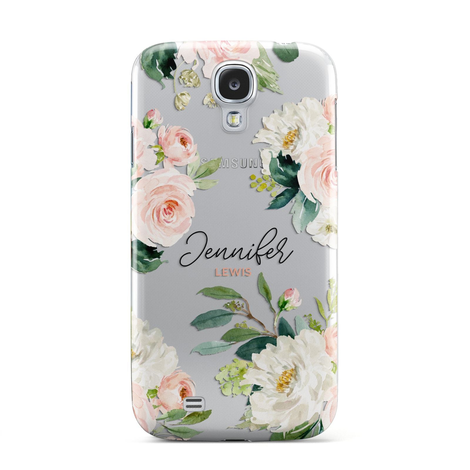 Bunches of Roses Personalised Names Samsung Galaxy S4 Case