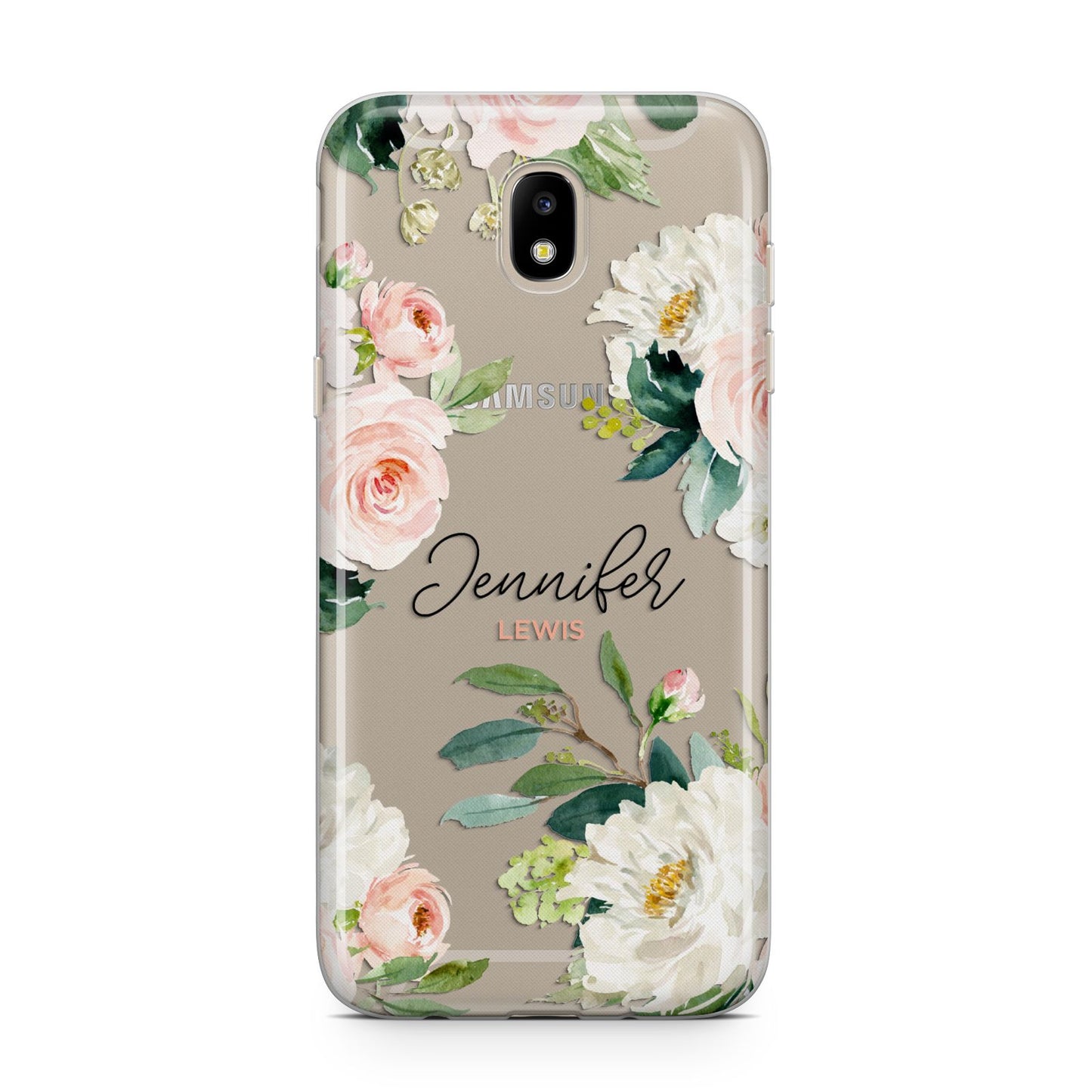 Bunches of Roses Personalised Names Samsung J5 2017 Case