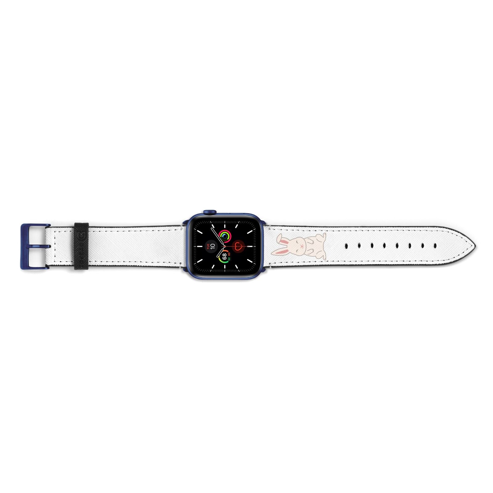 Bunny Apple Watch Strap Landscape Image Blue Hardware