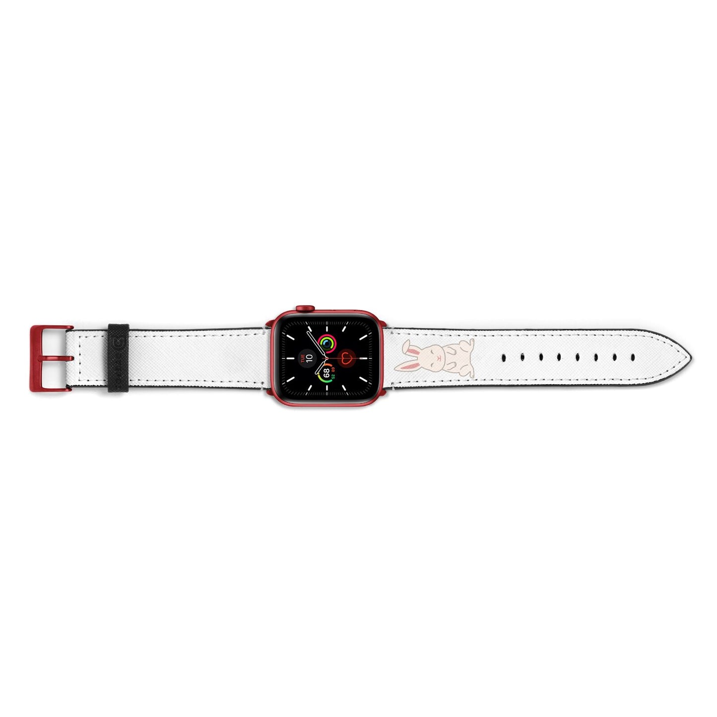 Bunny Apple Watch Strap Landscape Image Red Hardware