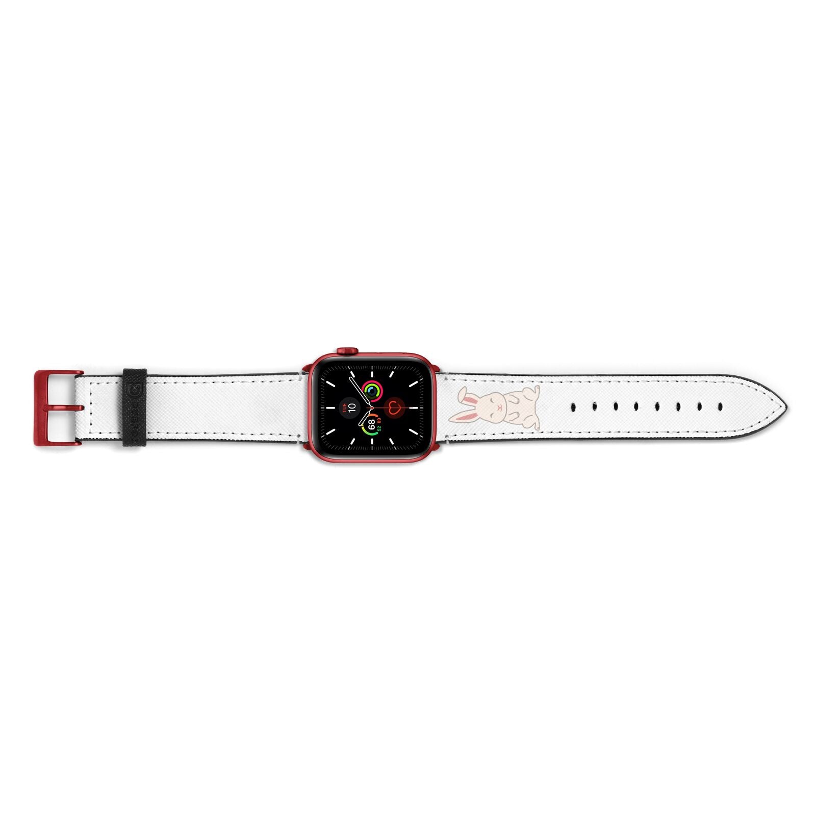 Bunny Apple Watch Strap Landscape Image Red Hardware