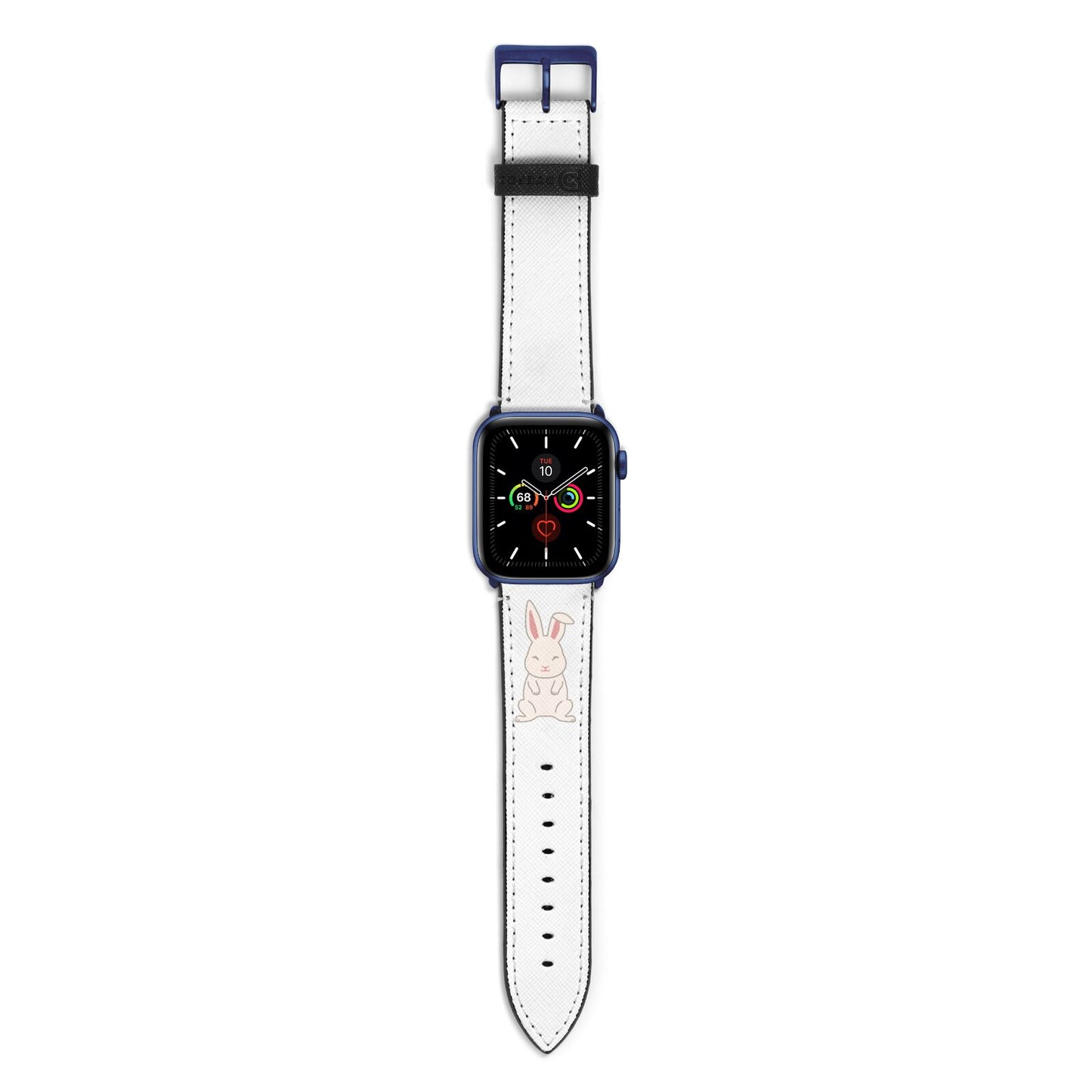 Bunny Apple Watch Strap with Blue Hardware