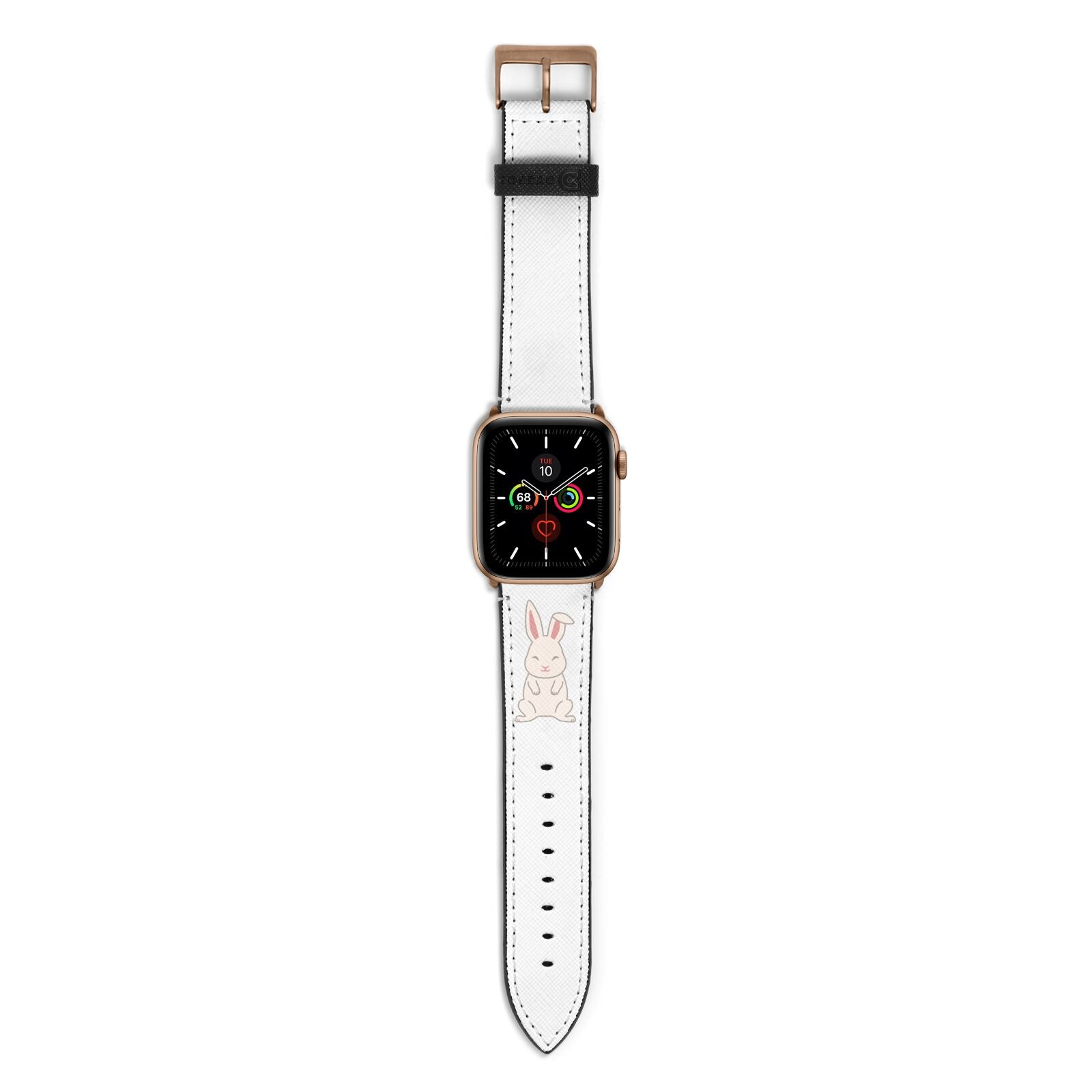 Bunny Apple Watch Strap with Gold Hardware