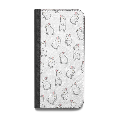 Bunny Rabbit Vegan Leather Flip iPhone Case