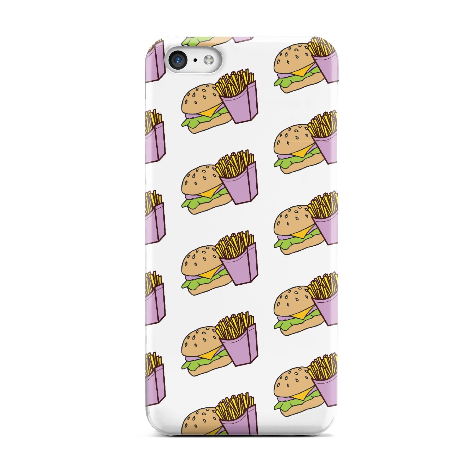 Burger Fries Fast Food Apple iPhone 5c Case