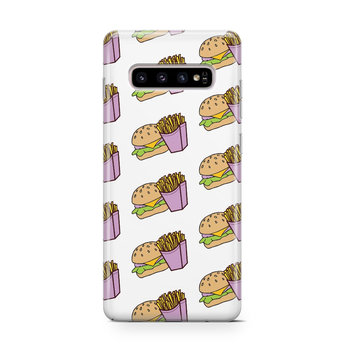 Burger Fries Fast Food Samsung Galaxy S10 Case