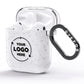 Business Logo Custom AirPods Glitter Case Side Image