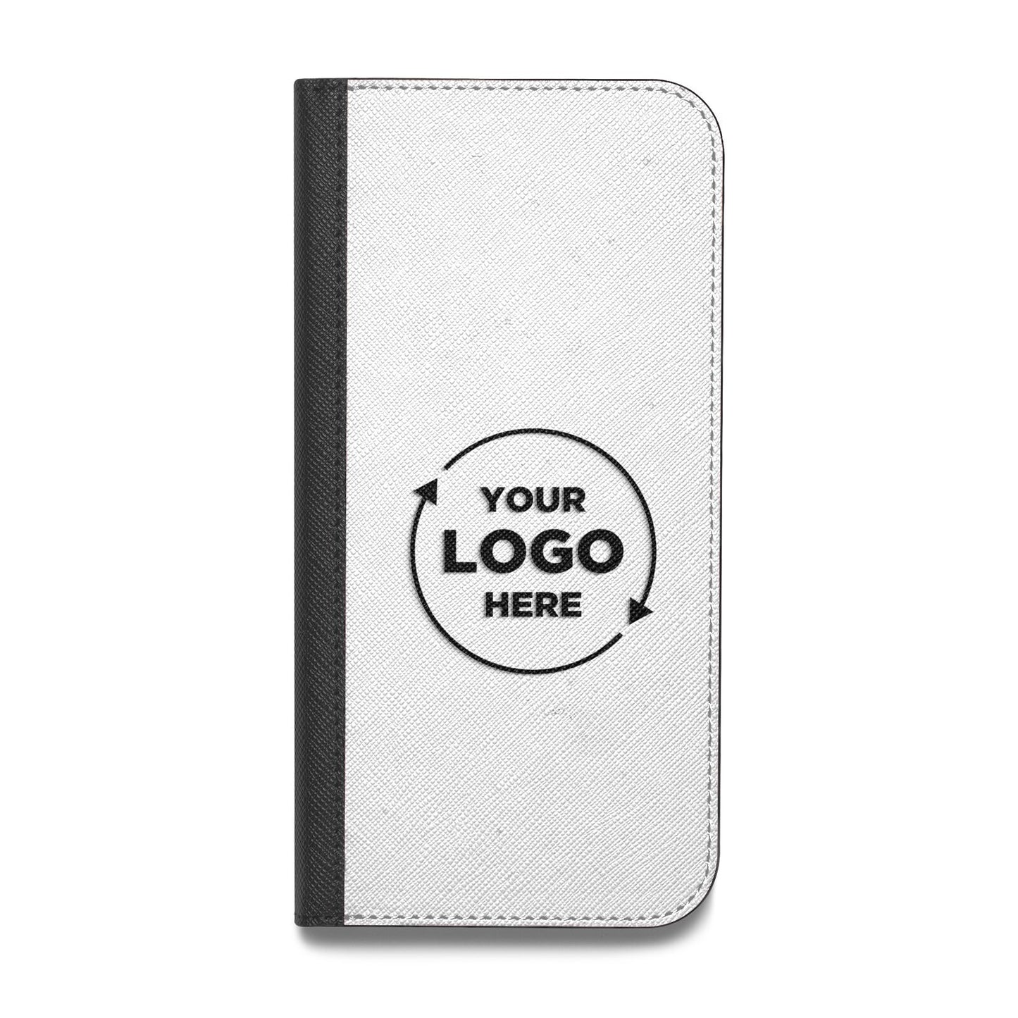 Business Logo Custom Vegan Leather Flip Samsung Case