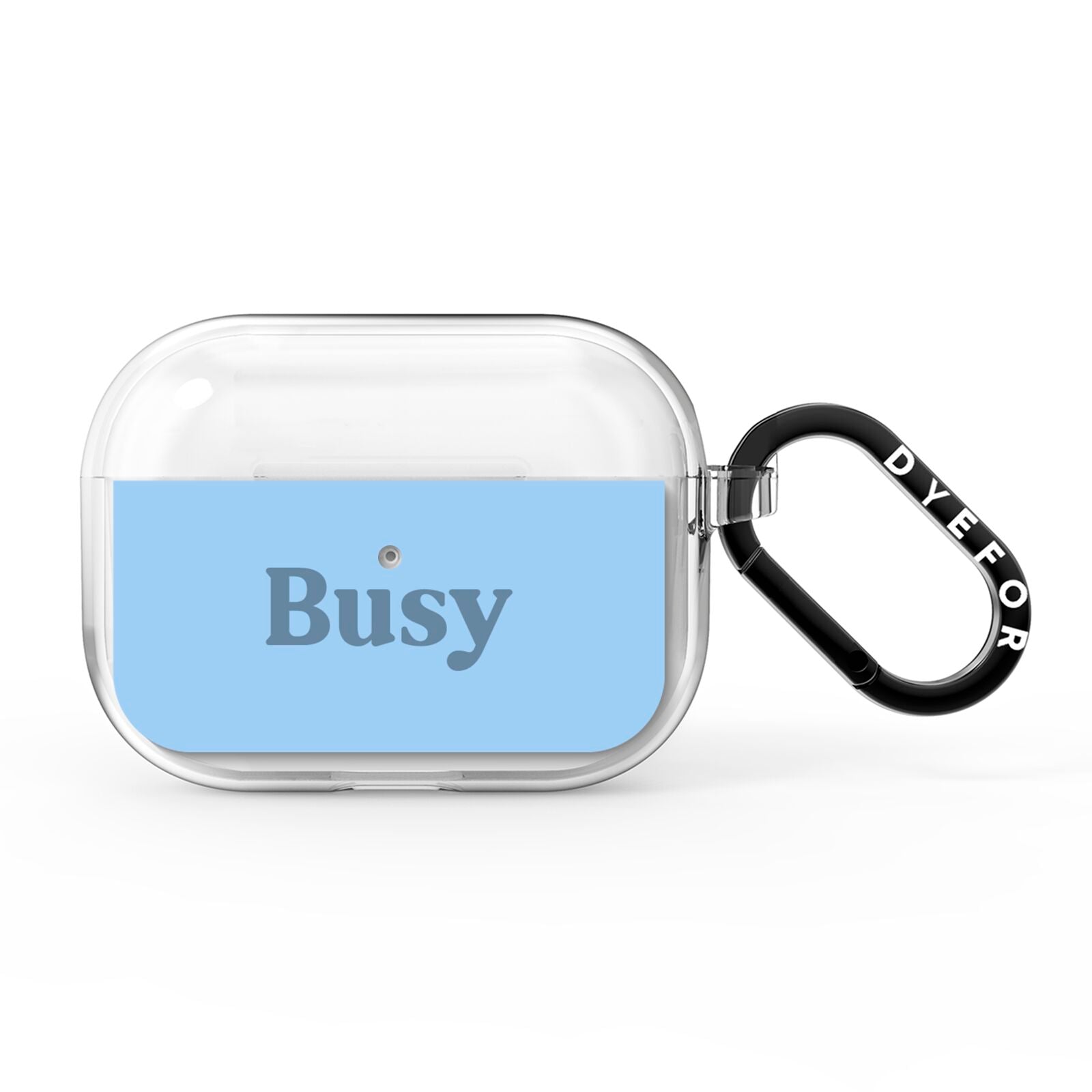 Busy Quote AirPods Pro Clear Case