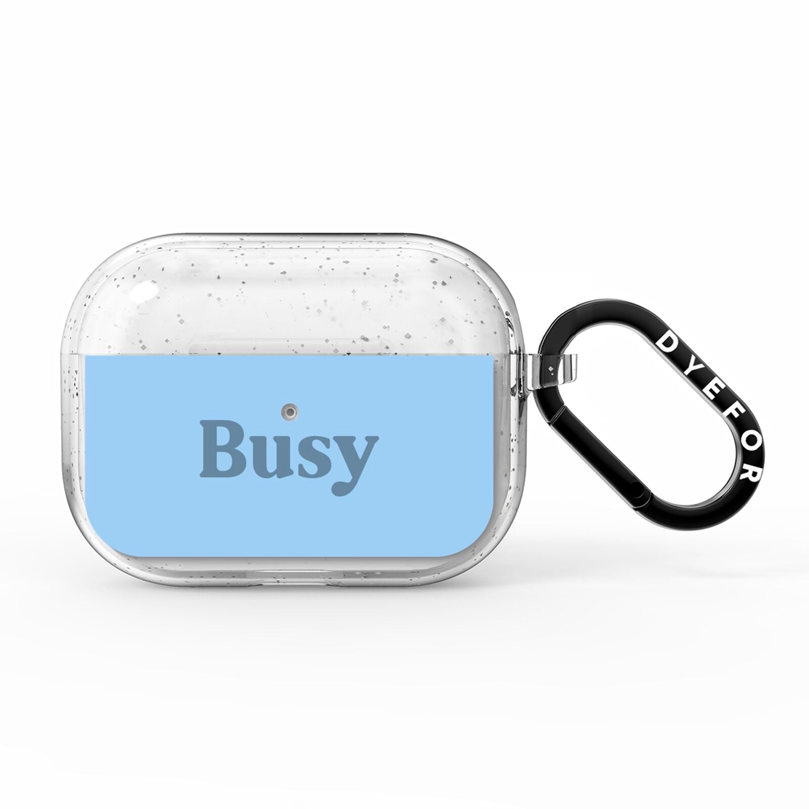 Busy Quote AirPods Pro Glitter Case