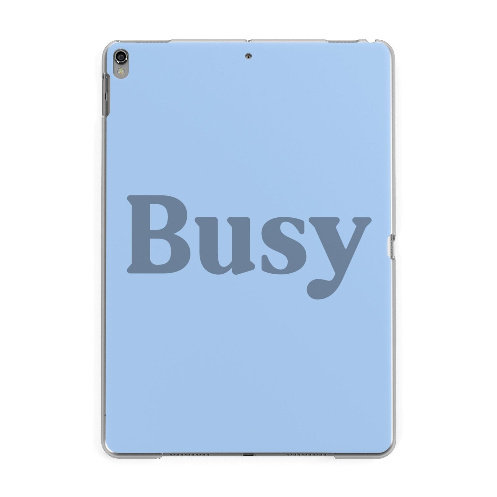 Busy Quote Apple iPad Grey Case