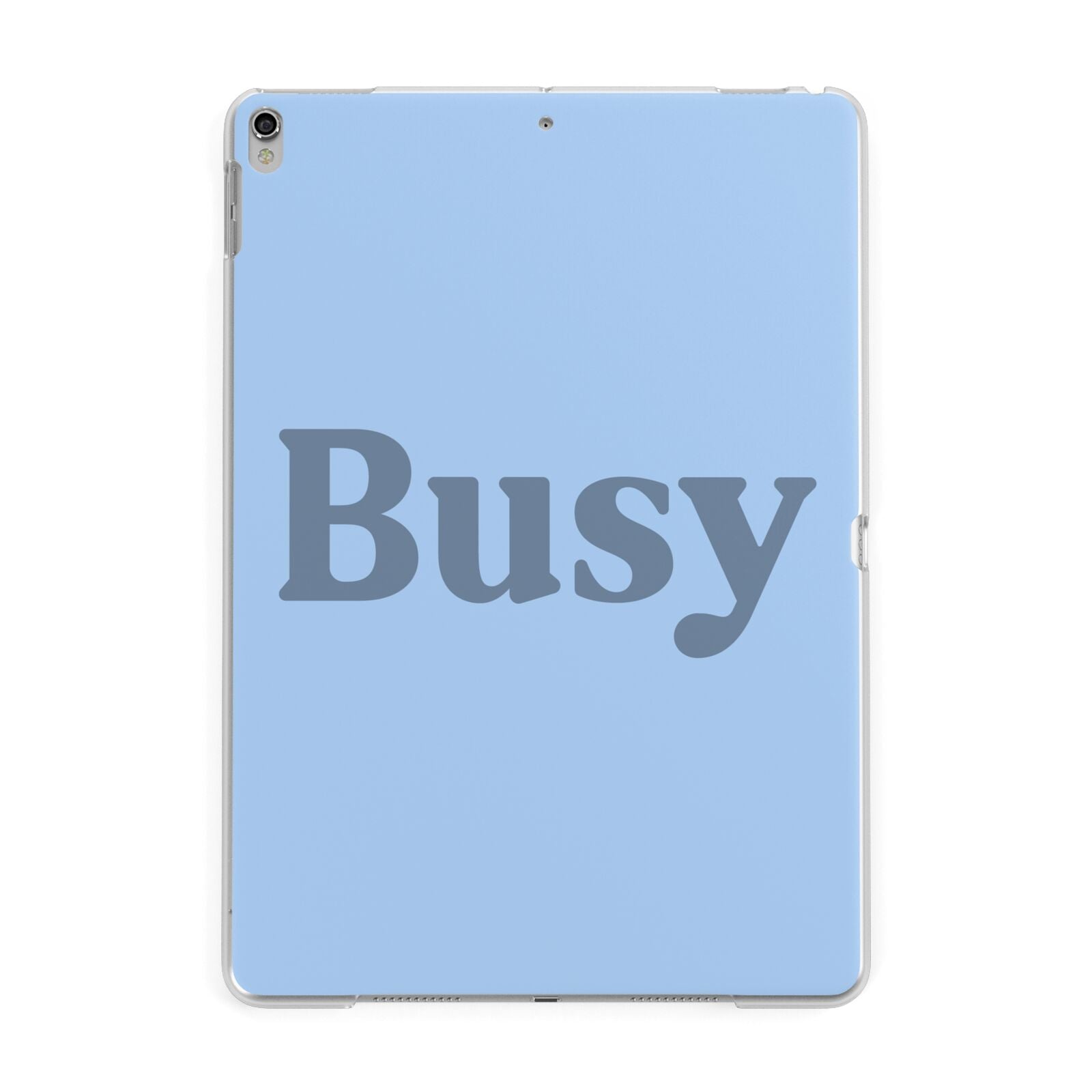 Busy Quote Apple iPad Silver Case