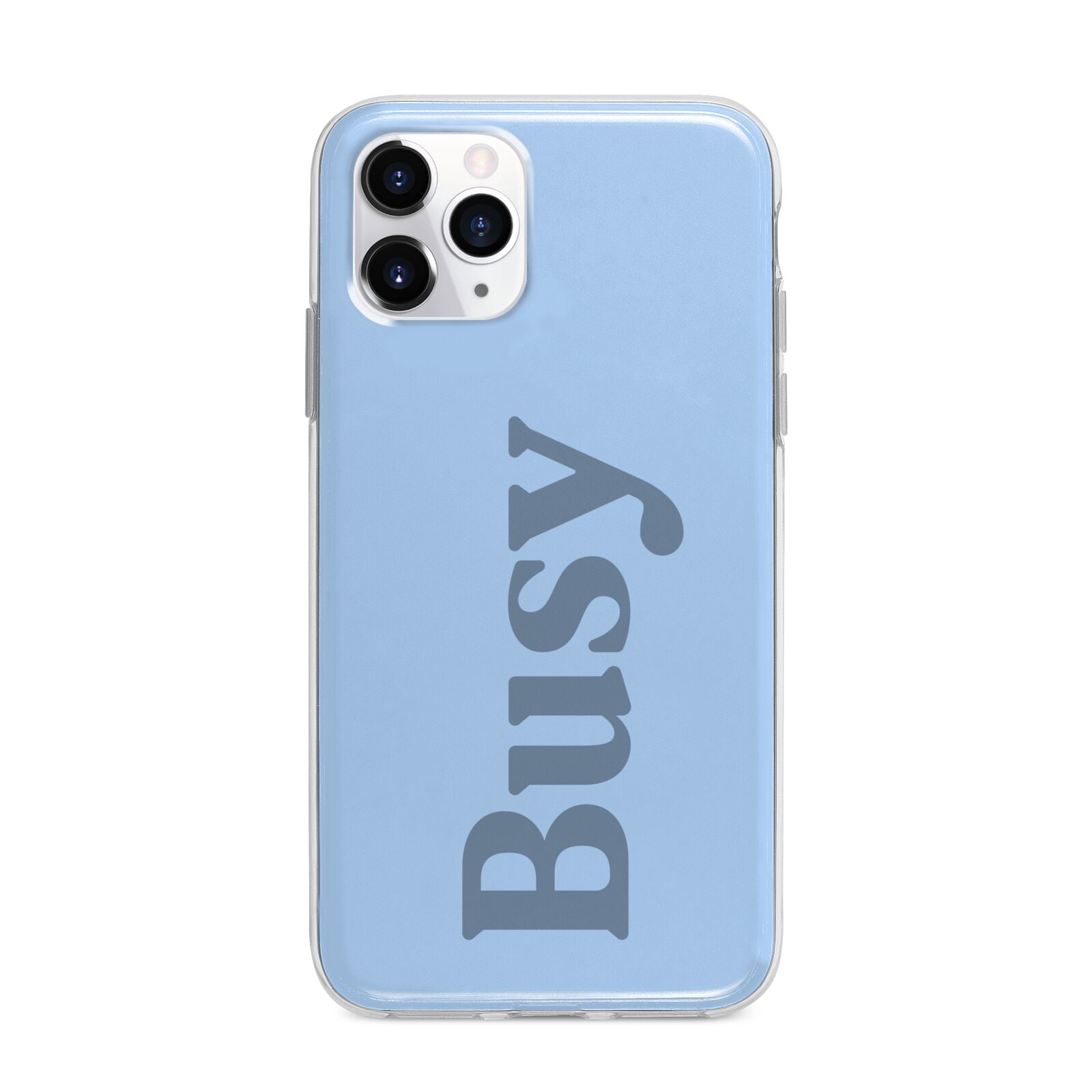 Busy Quote Apple iPhone 11 Pro Max in Silver with Bumper Case