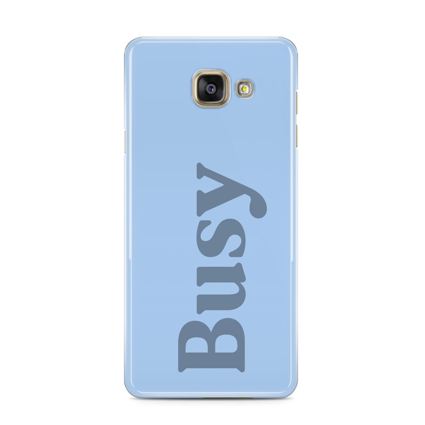 Busy Quote Samsung Galaxy A3 2016 Case on gold phone