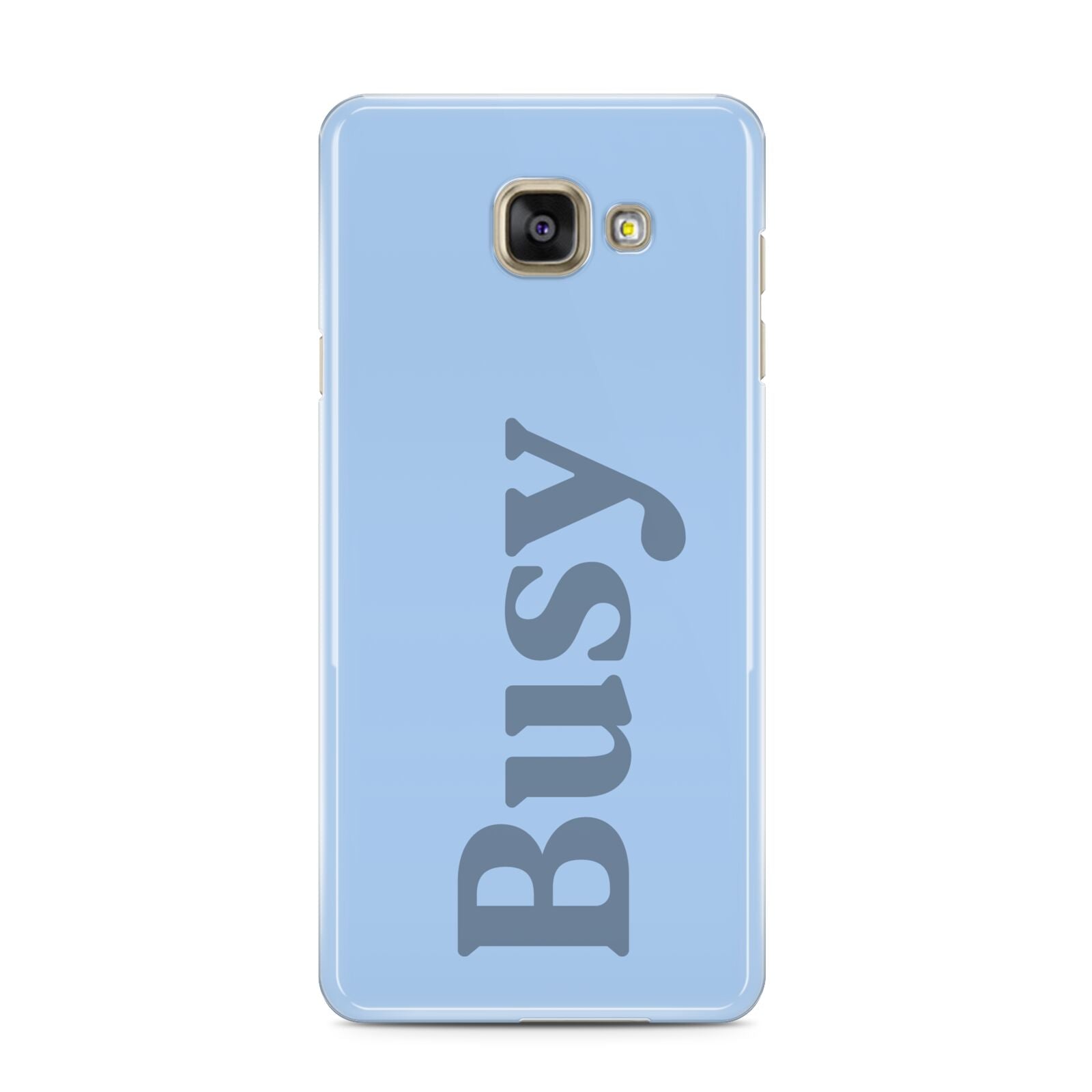 Busy Quote Samsung Galaxy A3 2016 Case on gold phone