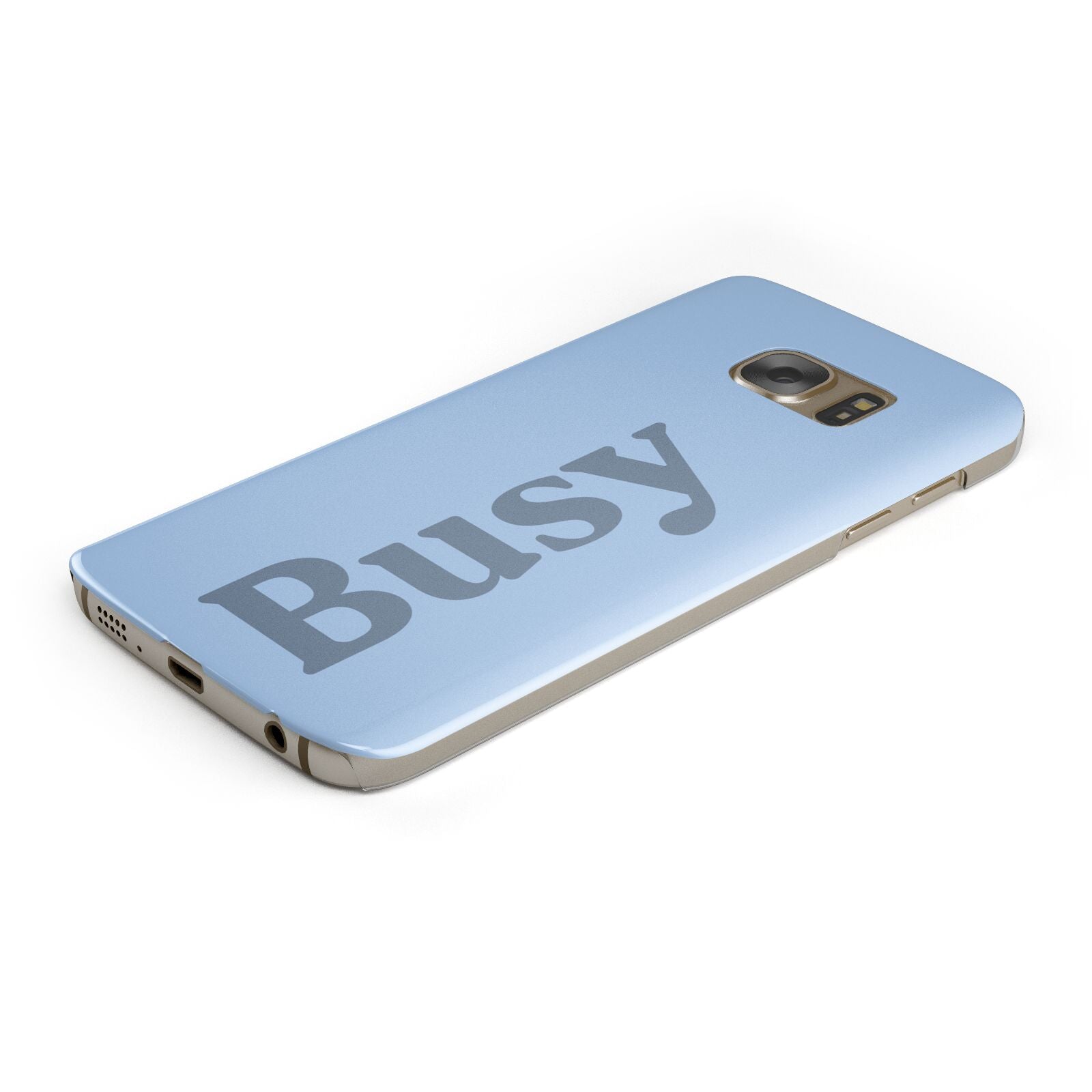 Busy Quote Samsung Galaxy Case Bottom Cutout