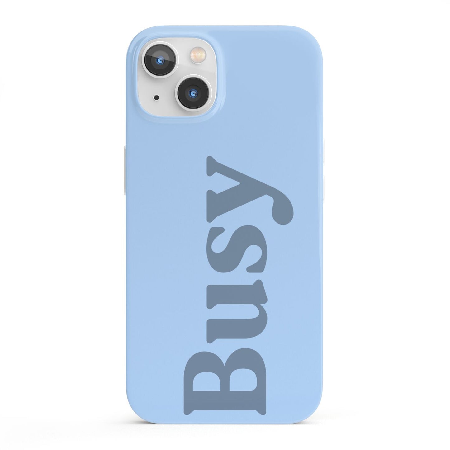 Busy Quote iPhone 13 Full Wrap 3D Snap Case