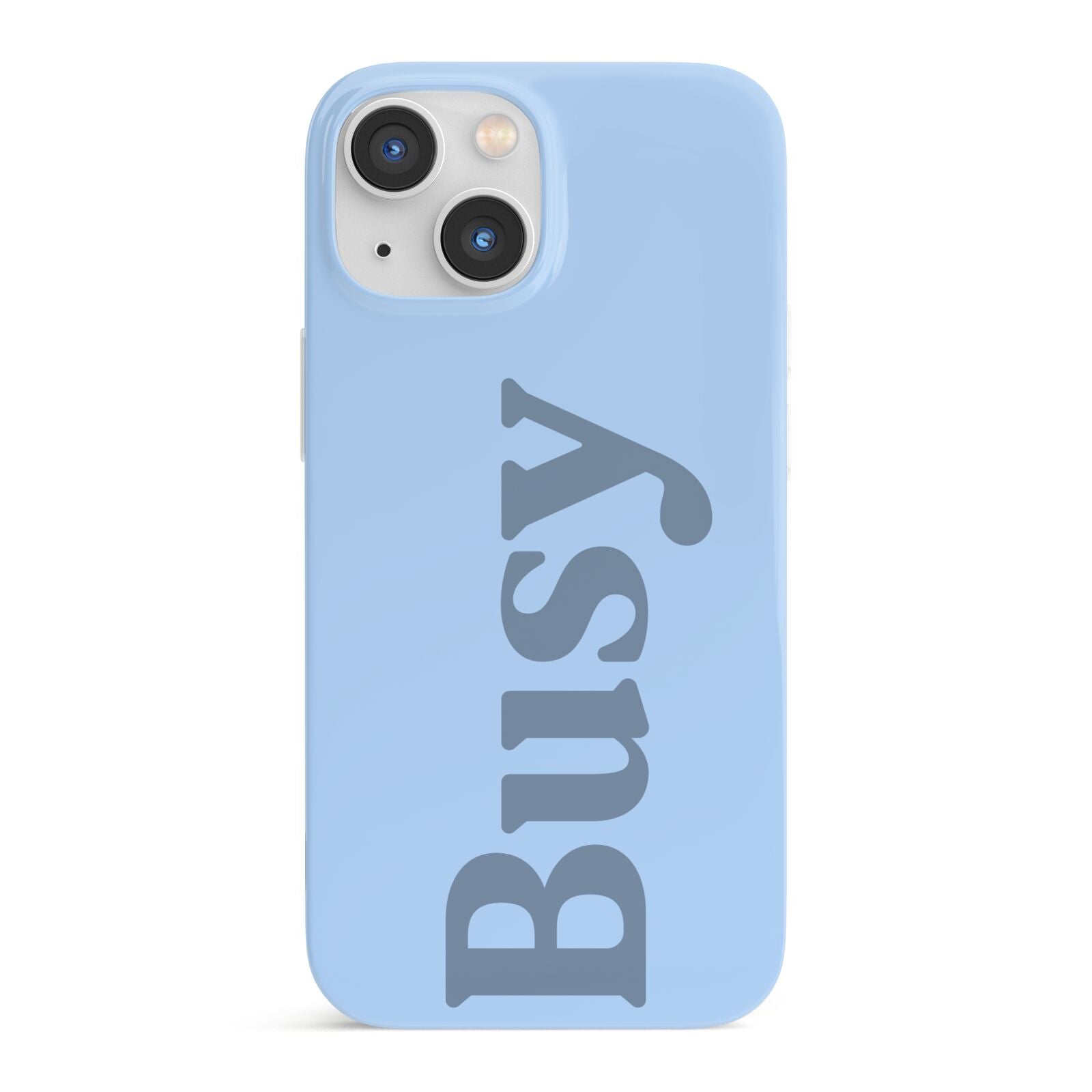 Busy Quote iPhone 13 Mini Full Wrap 3D Snap Case