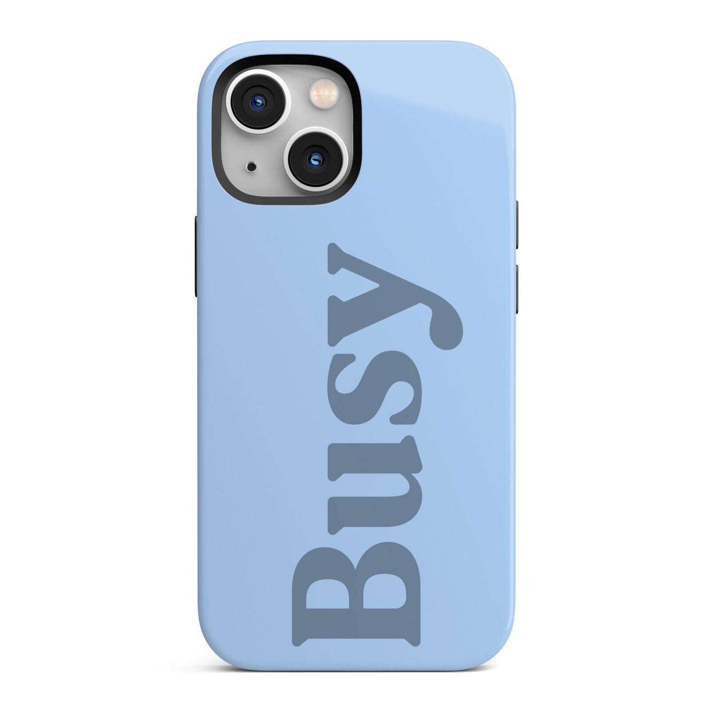 Busy Quote iPhone 13 Mini Full Wrap 3D Tough Case