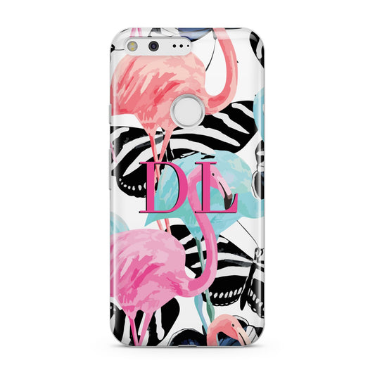 Butterflies Flamingos Google Pixel Case