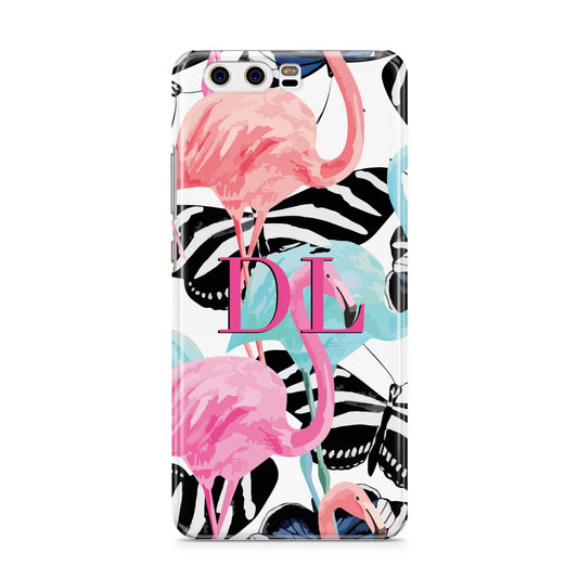 Butterflies Flamingos Huawei P10 Phone Case
