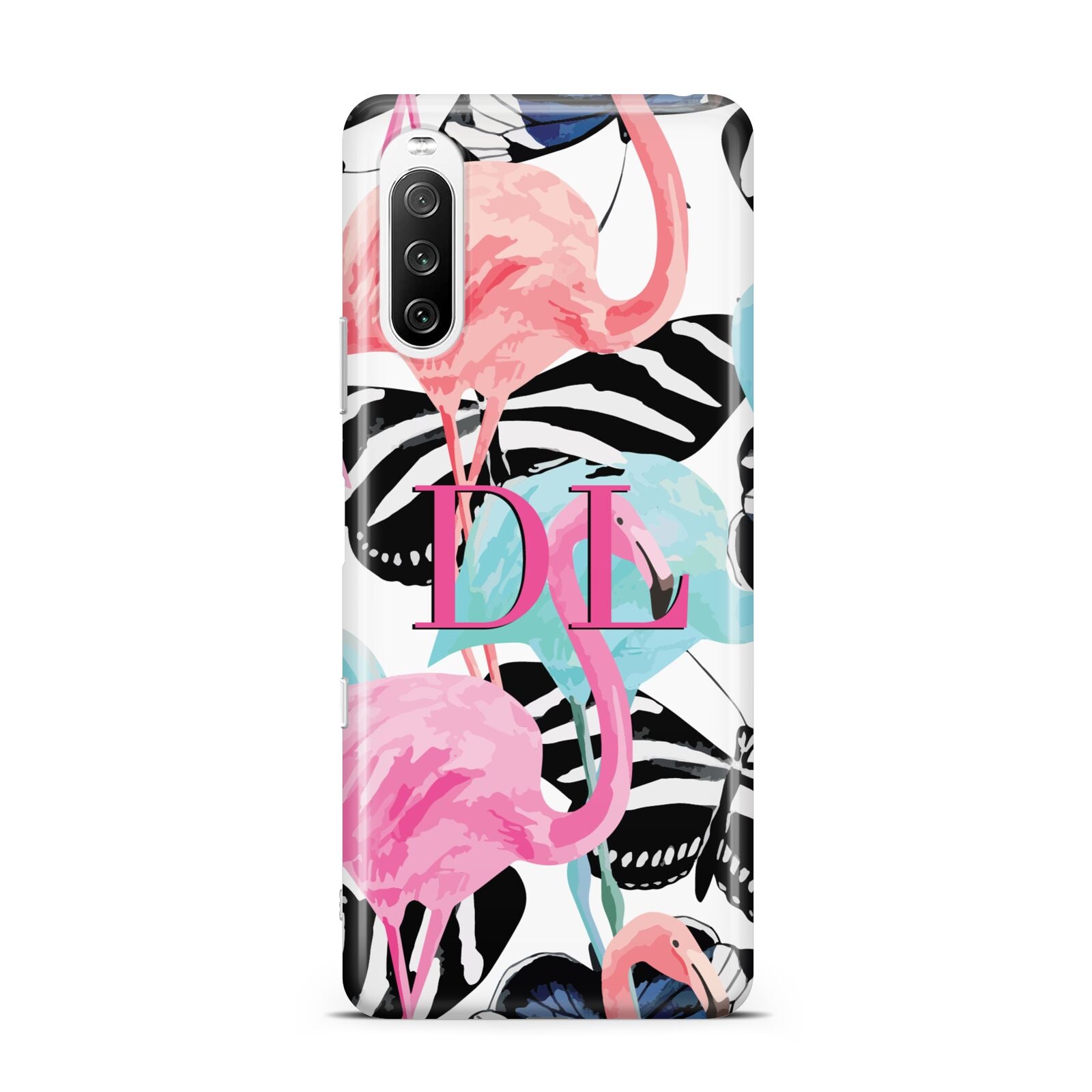 Butterflies Flamingos Sony Xperia 10 III Case