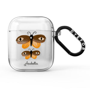 Schmetterling Halloween personalisierte AirPods Hülle