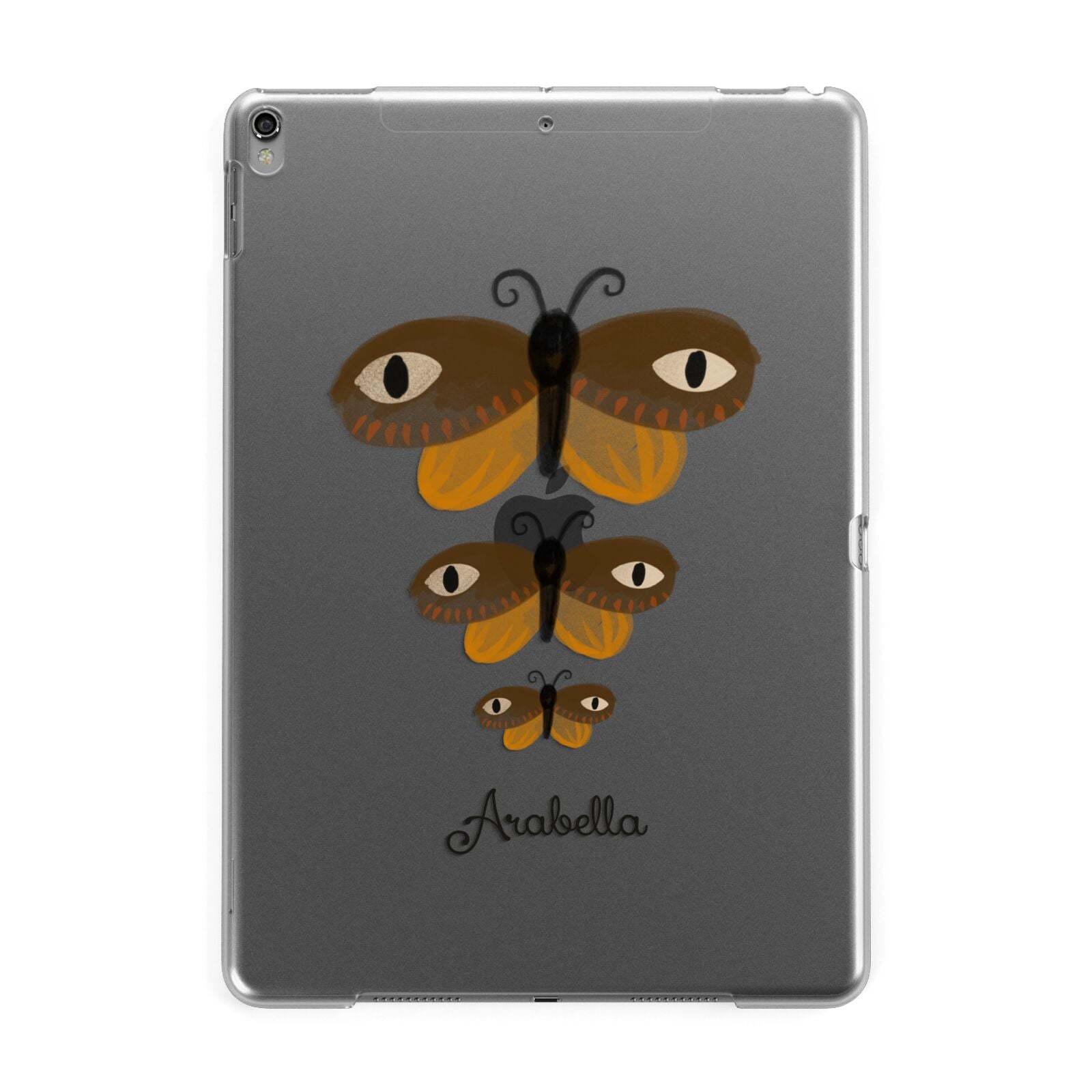 Butterfly Halloween Personalised Apple iPad Grey Case