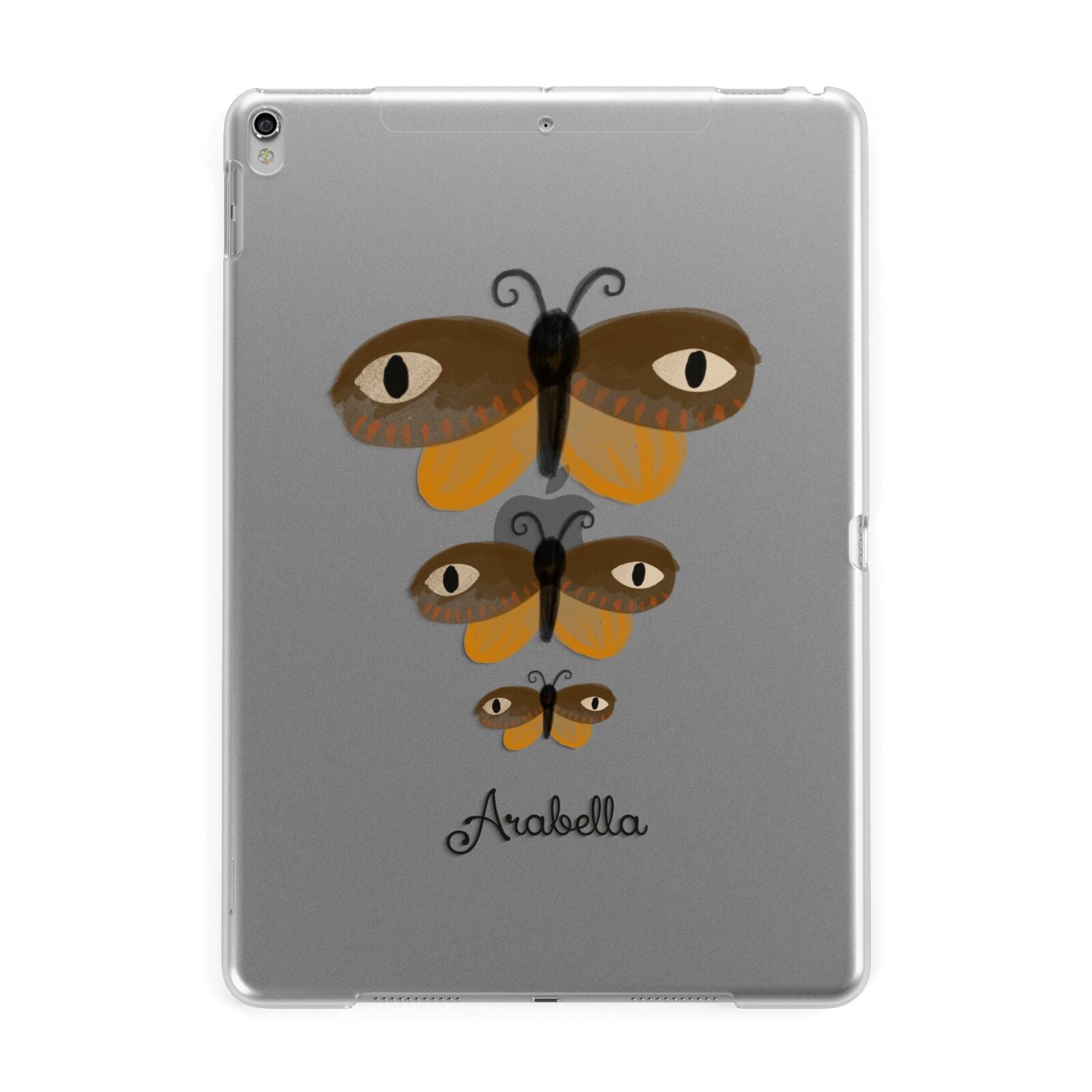Butterfly Halloween Personalised Apple iPad Silver Case