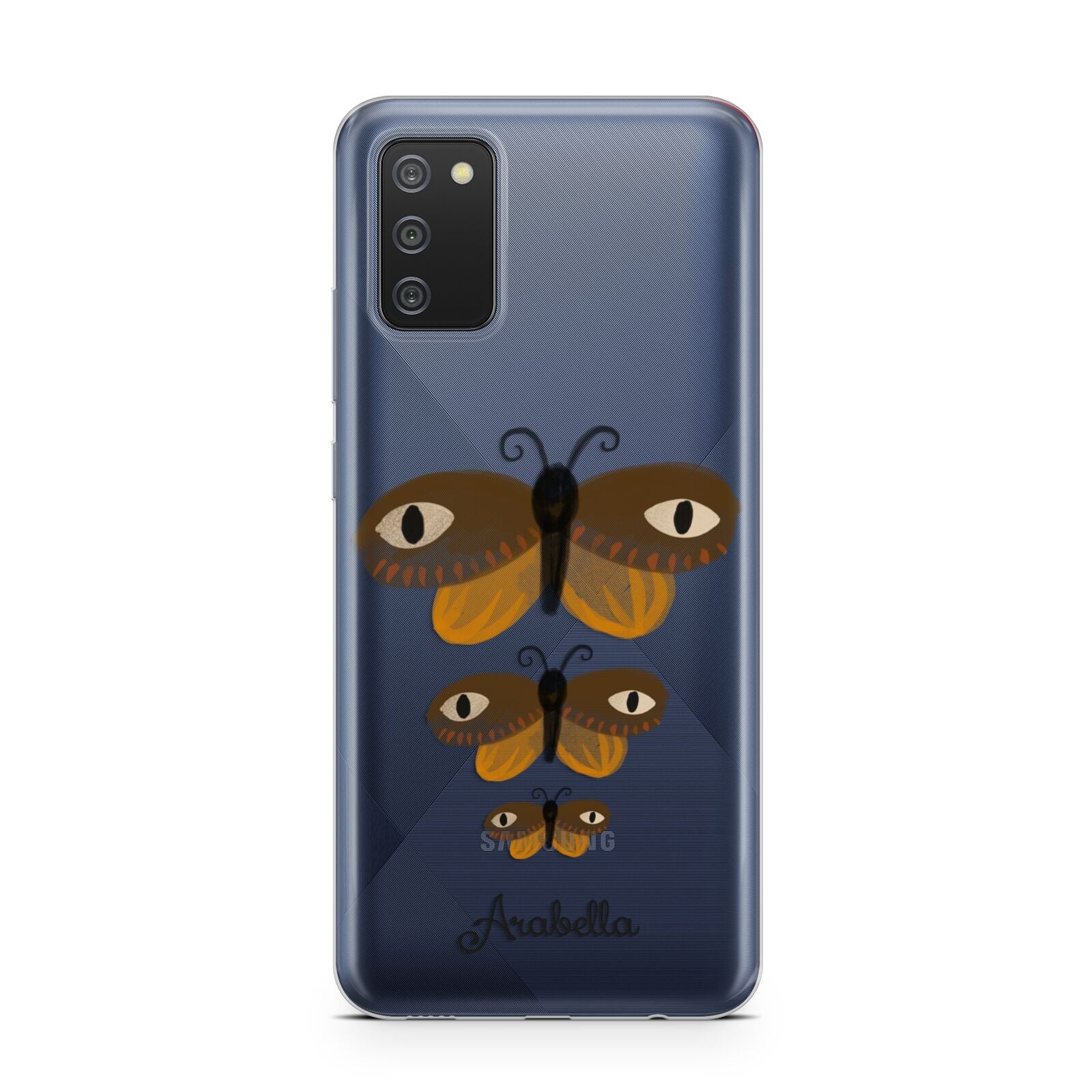 Butterfly Halloween Personalised Samsung A02s Case