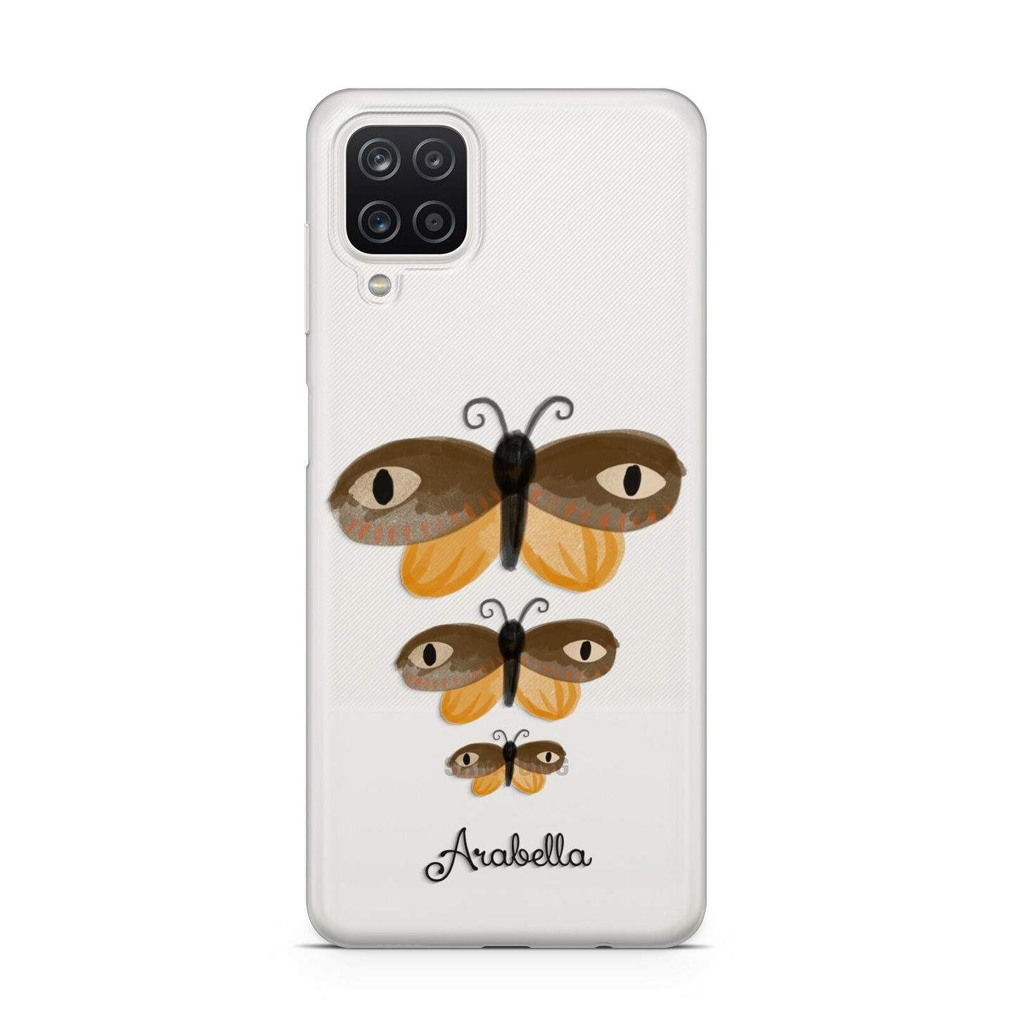 Butterfly Halloween Personalised Samsung A12 Case