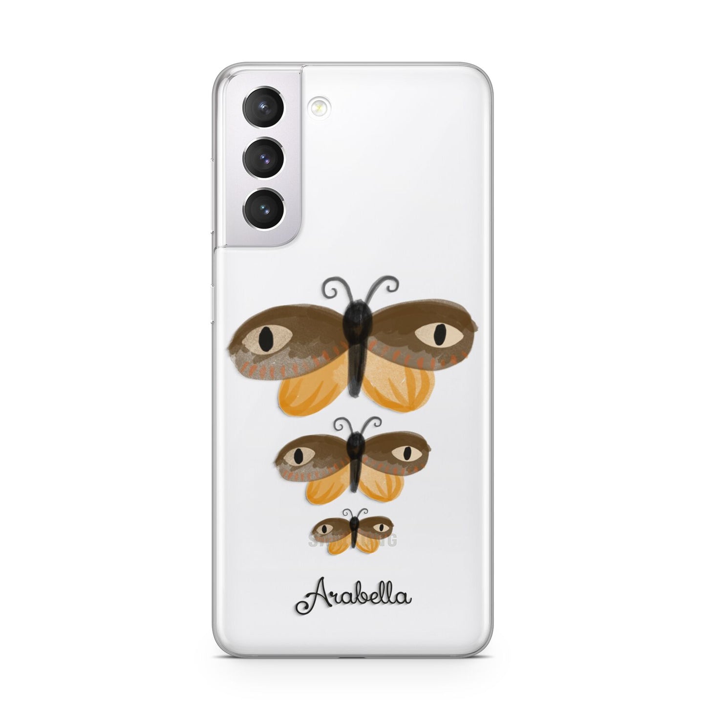 Butterfly Halloween Personalised Samsung S21 Case