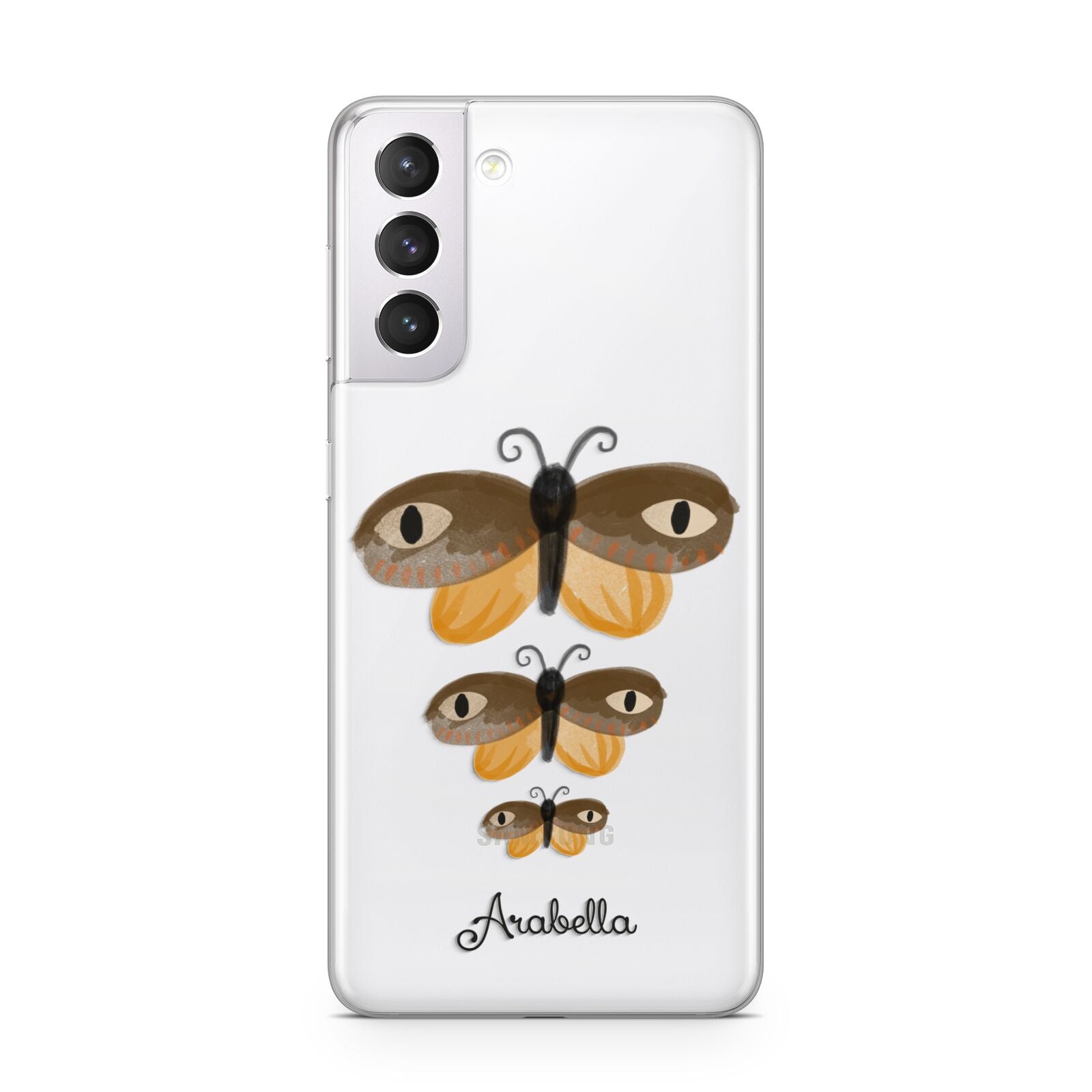 Butterfly Halloween Personalised Samsung S21 Case