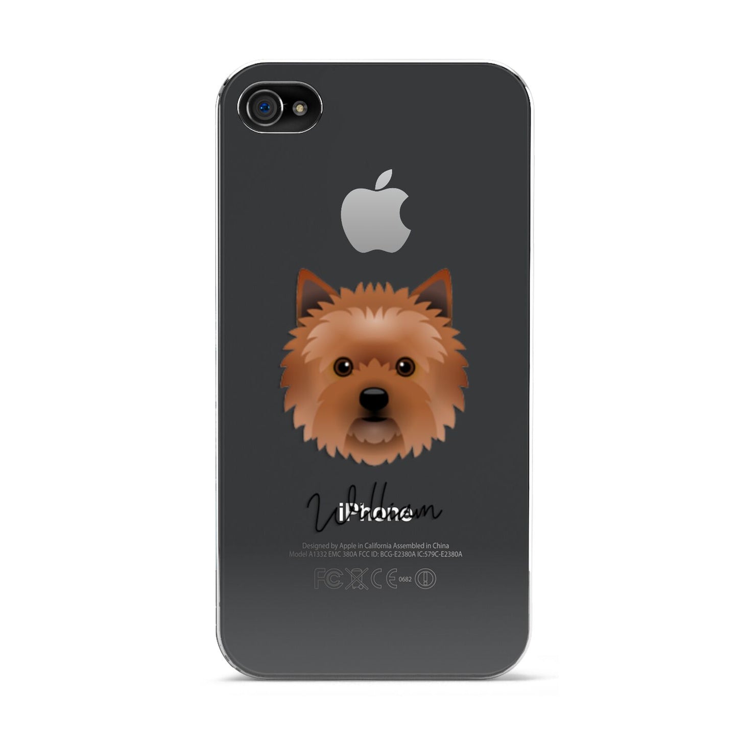 Cairn Terrier Personalised Apple iPhone 4s Case