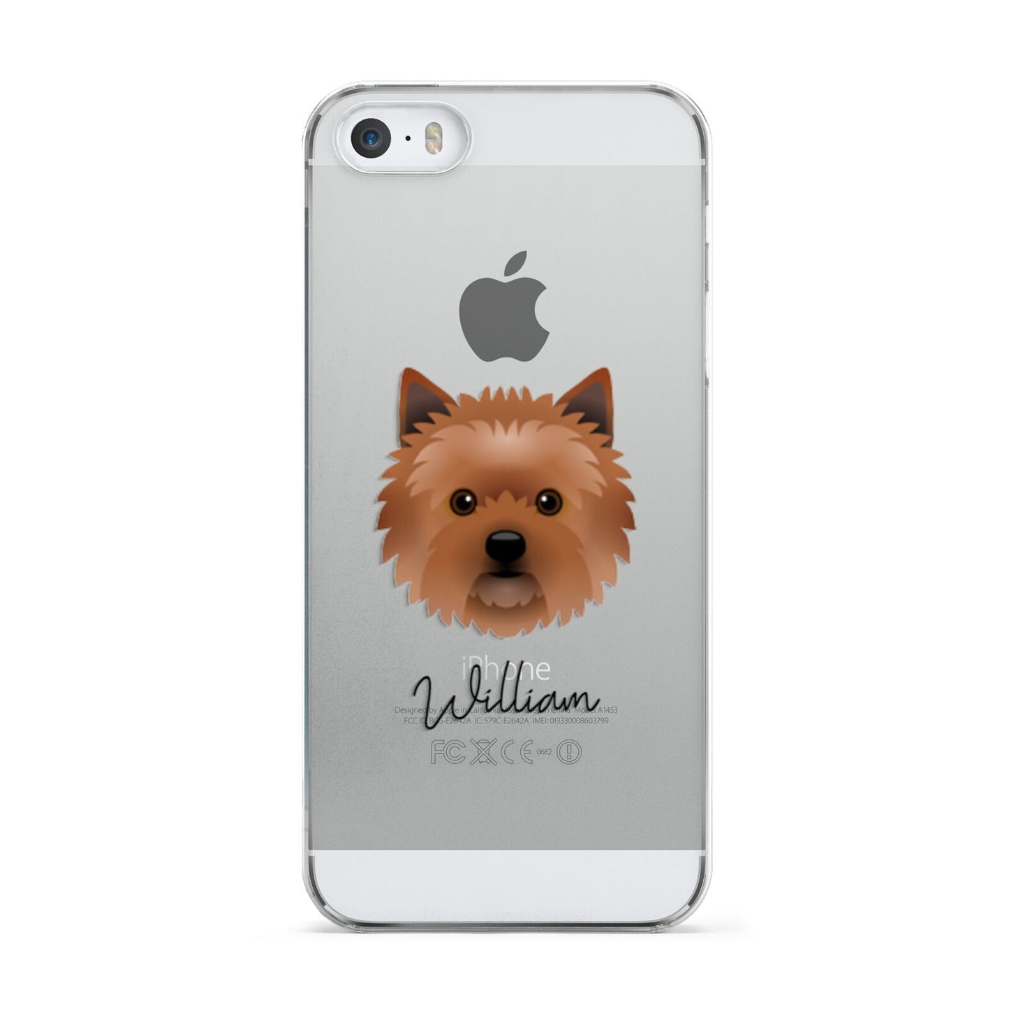 Cairn Terrier Personalised Apple iPhone 5 Case