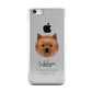 Cairn Terrier Personalised Apple iPhone 5c Case