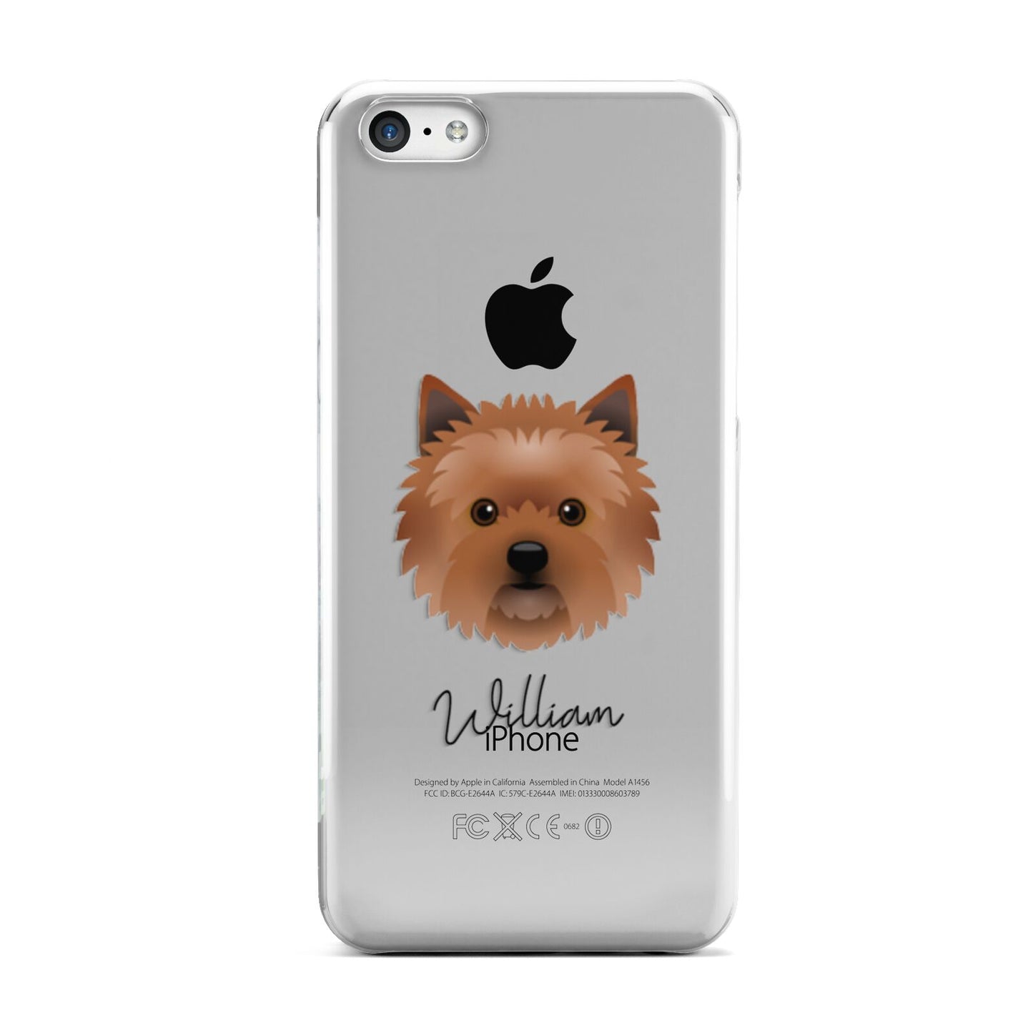 Cairn Terrier Personalised Apple iPhone 5c Case