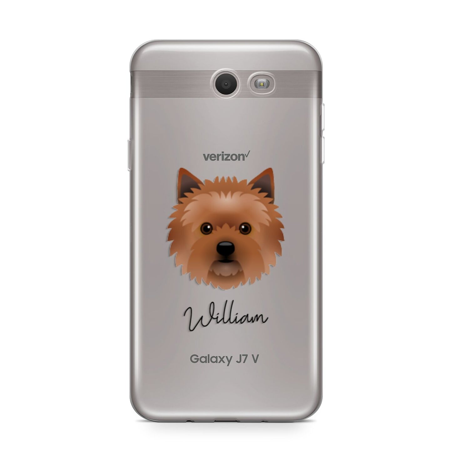 Cairn Terrier Personalised Samsung Galaxy J7 2017 Case