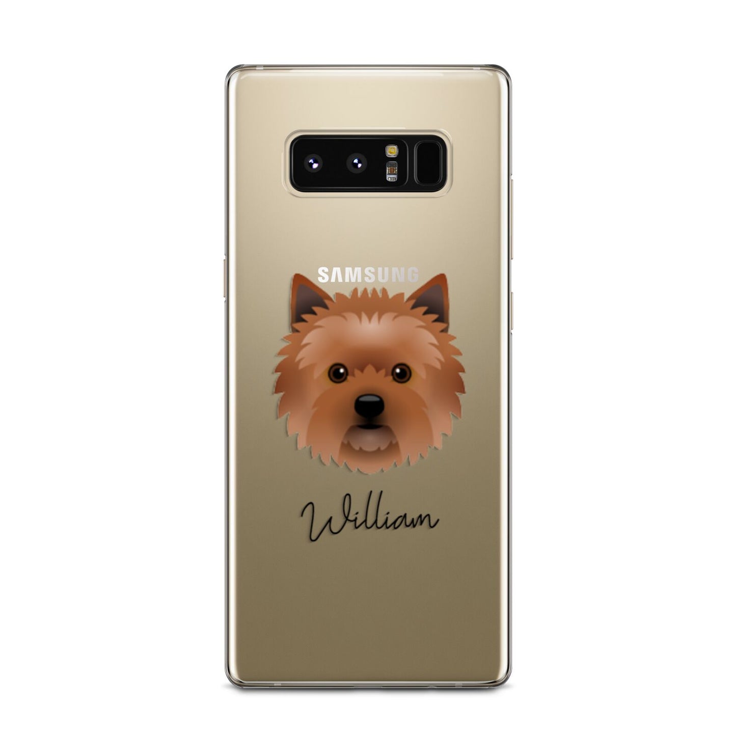 Cairn Terrier Personalised Samsung Galaxy Note 8 Case