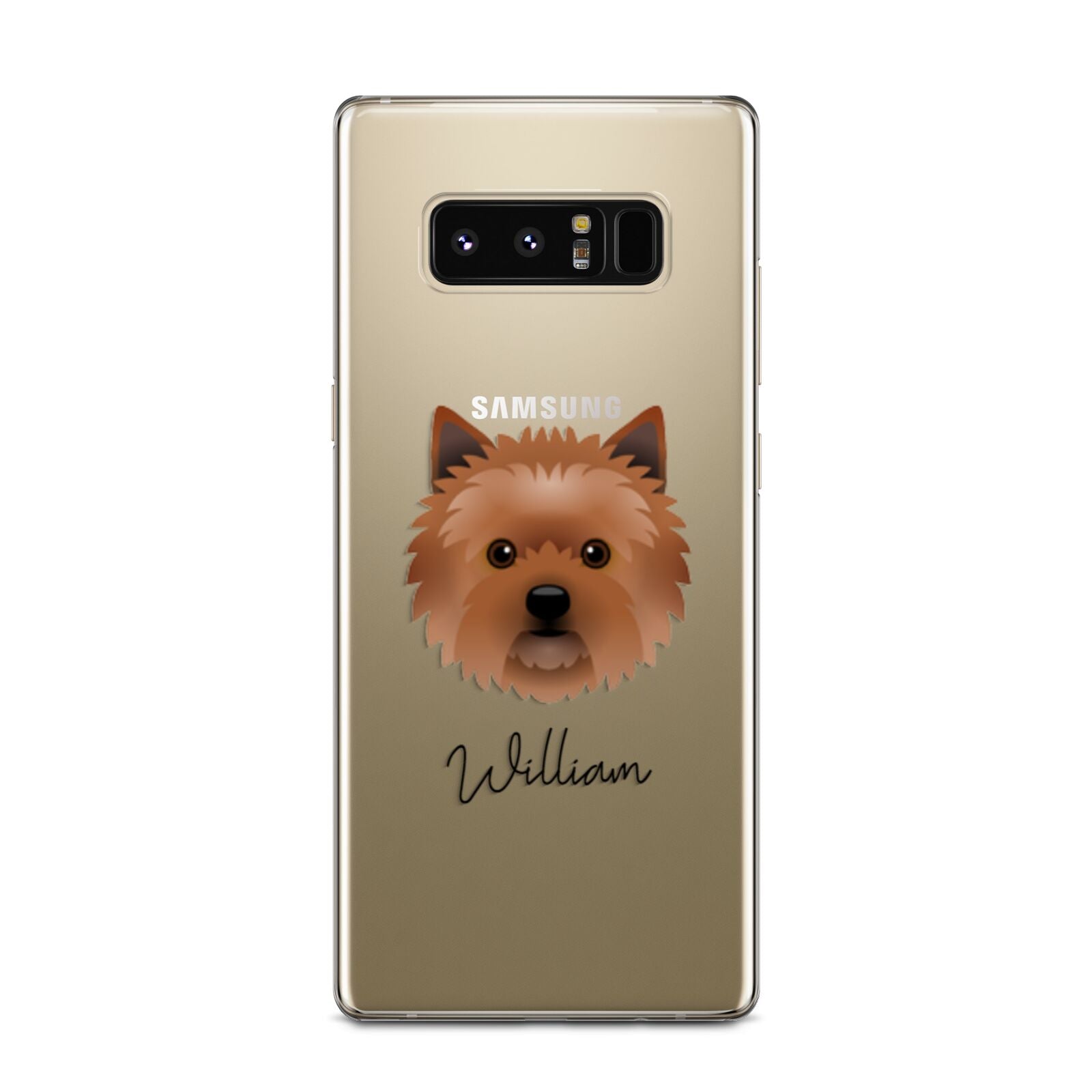 Cairn Terrier Personalised Samsung Galaxy Note 8 Case