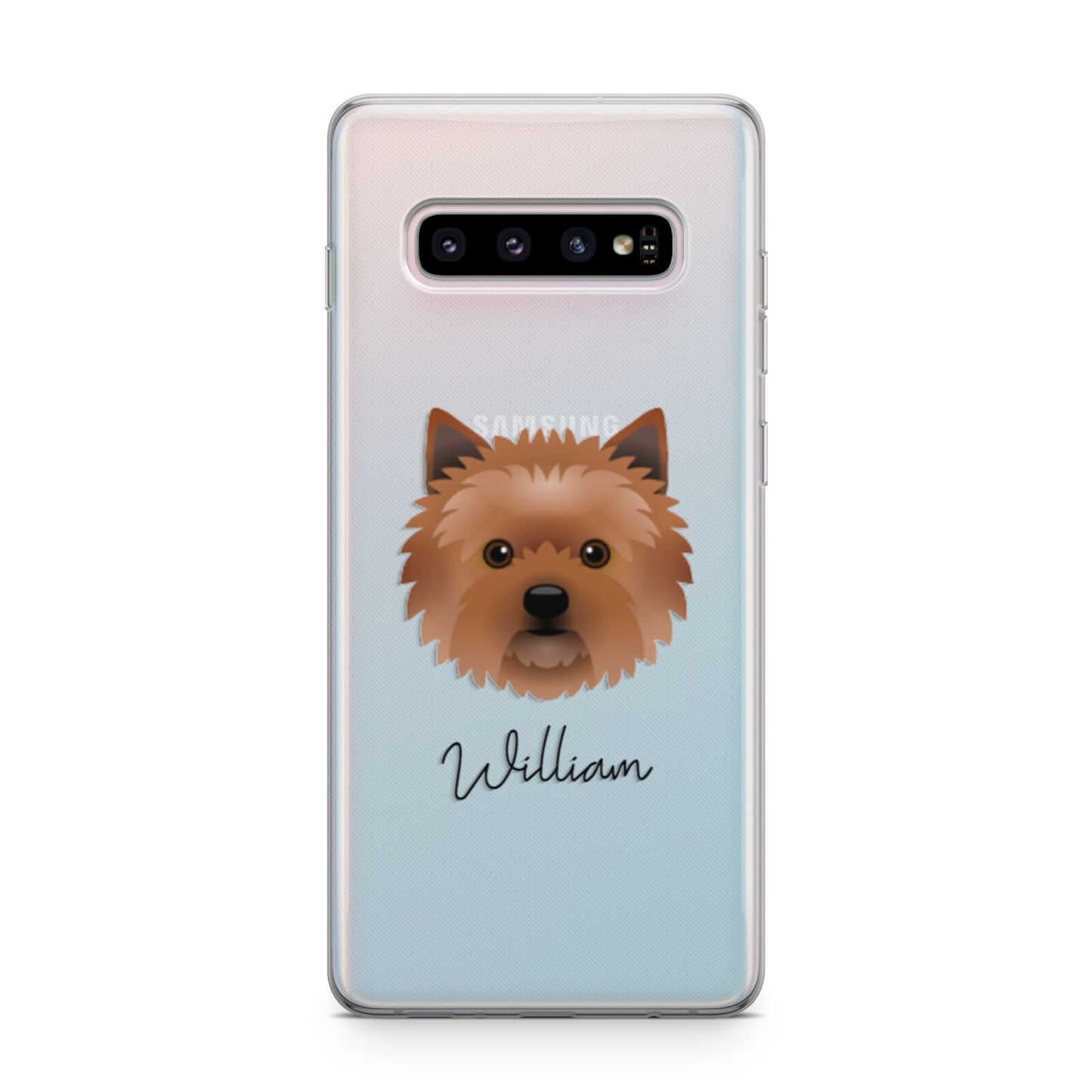 Cairn Terrier Personalised Samsung Galaxy S10 Plus Case