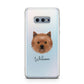 Cairn Terrier Personalised Samsung Galaxy S10E Case