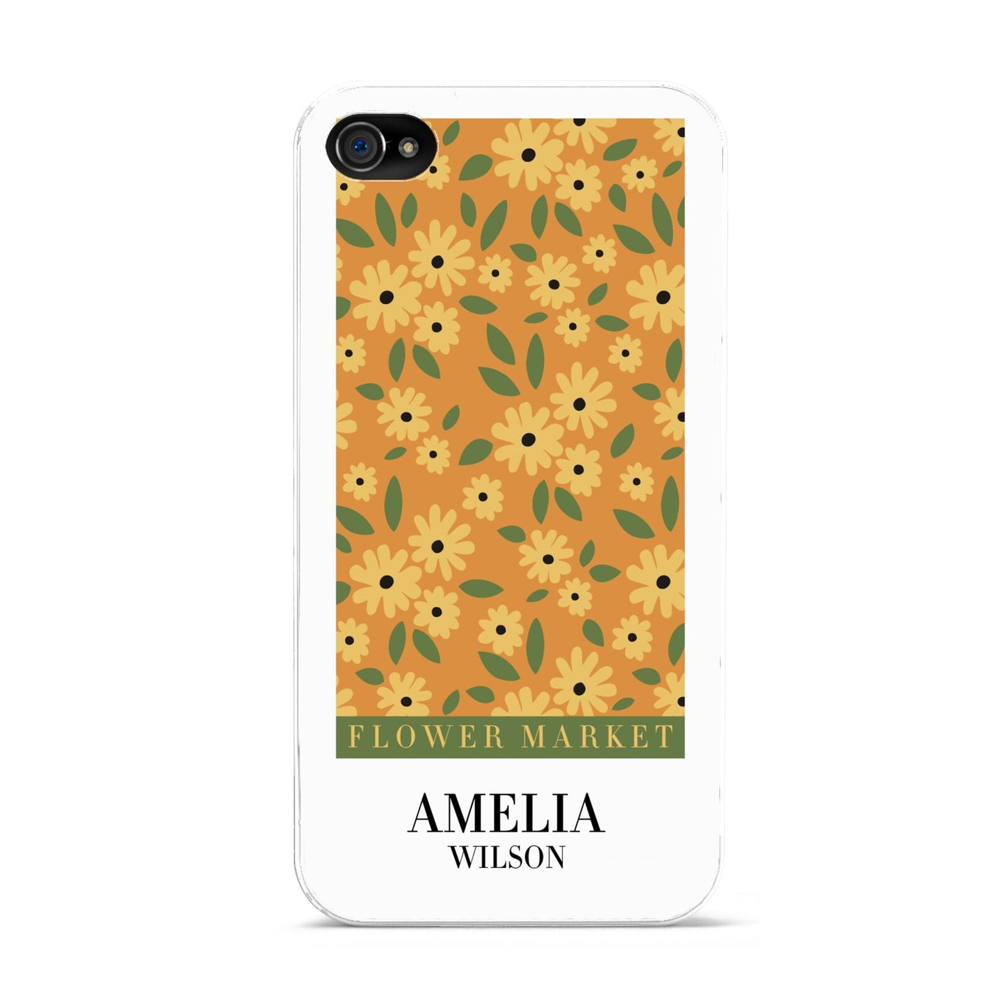 California Flower Market Apple iPhone 4s Case