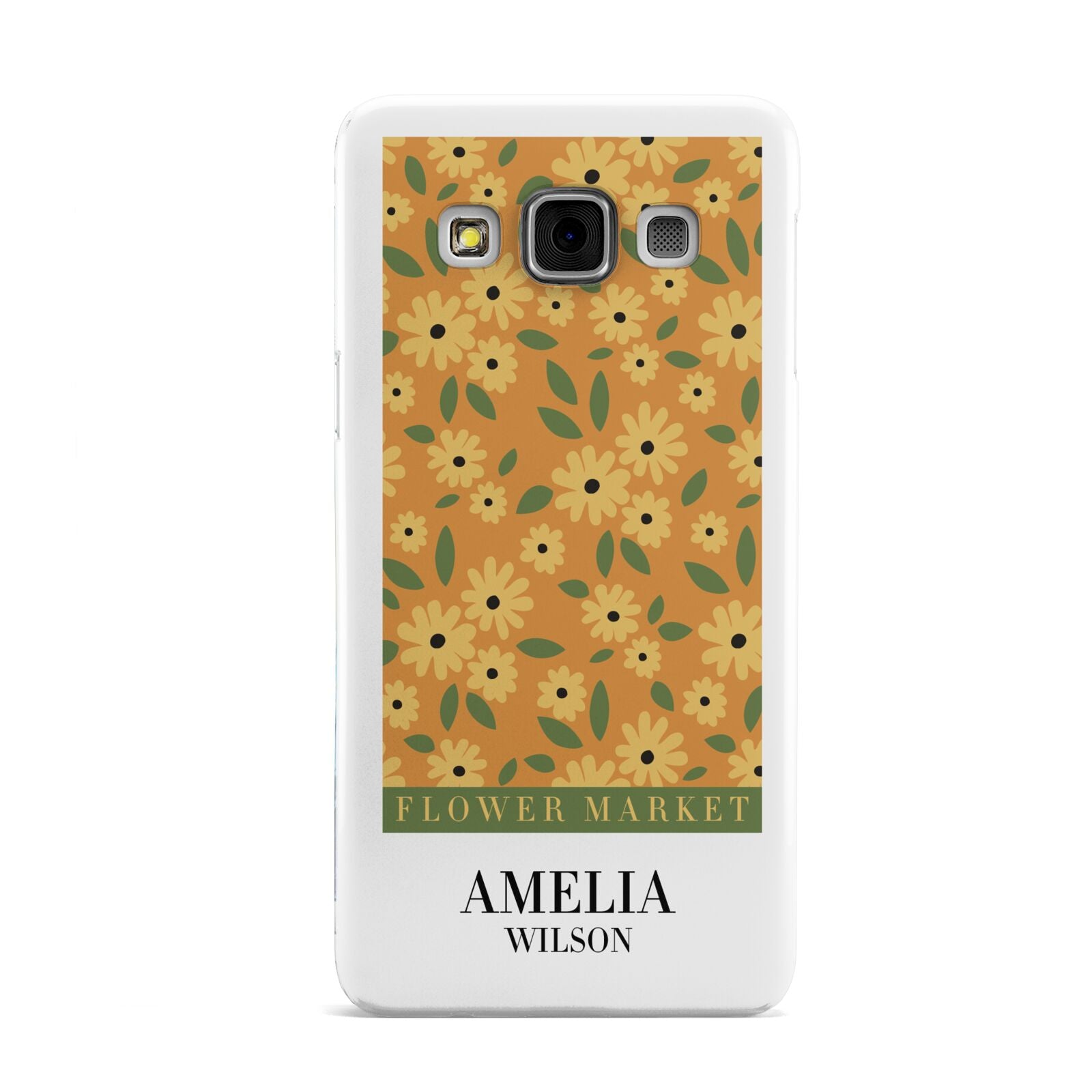 California Flower Market Samsung Galaxy A3 Case