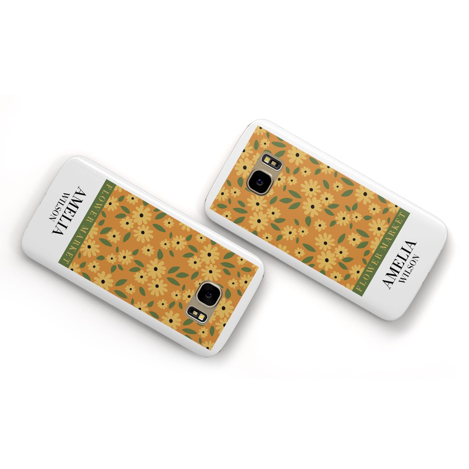 California Flower Market Samsung Galaxy Case Flat Overview