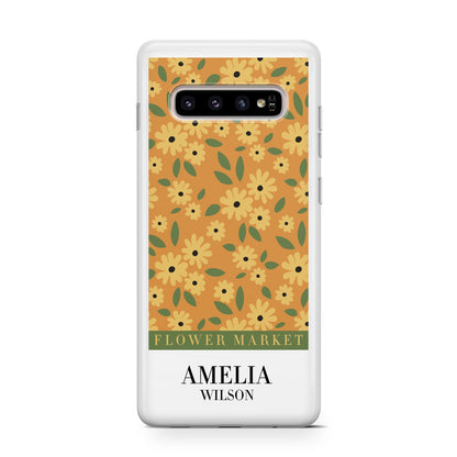 California Flower Market Samsung Galaxy S10 Case