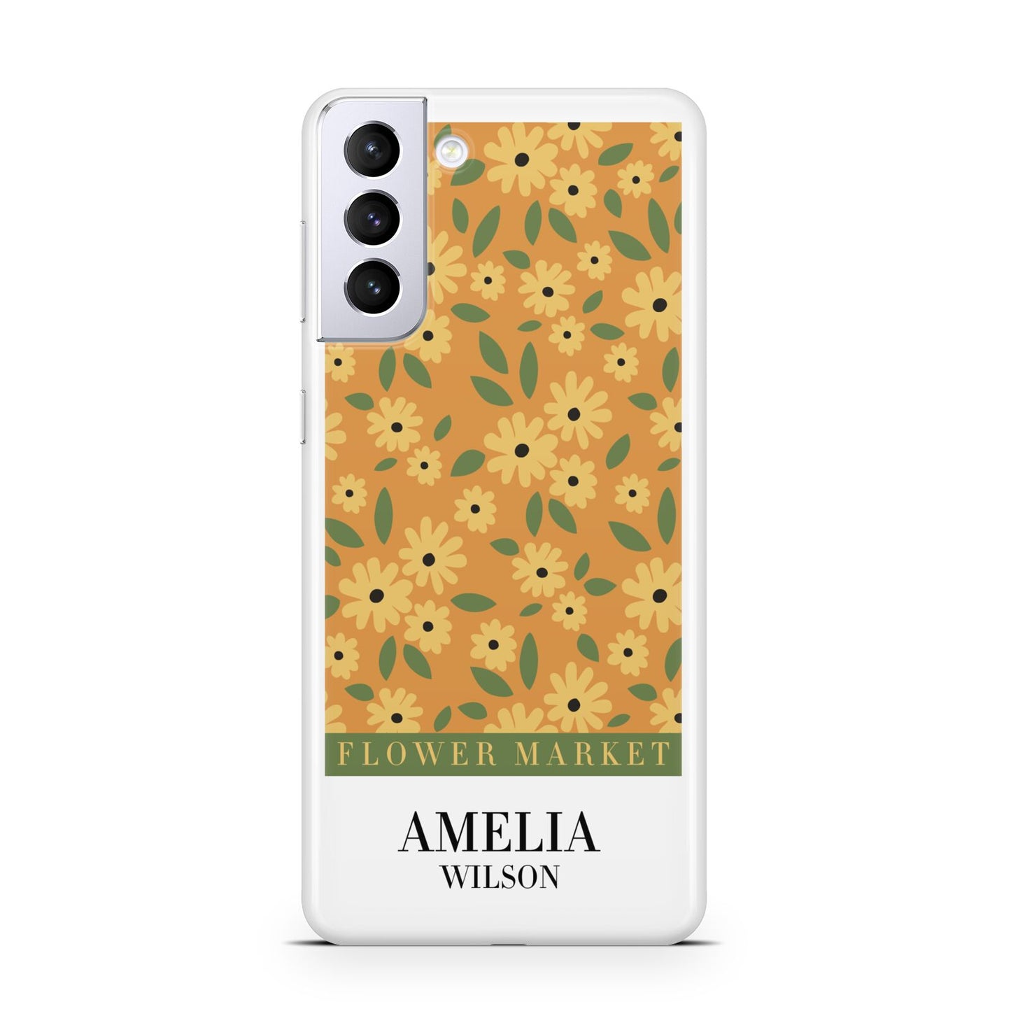 California Flower Market Samsung S21 Plus Phone Case