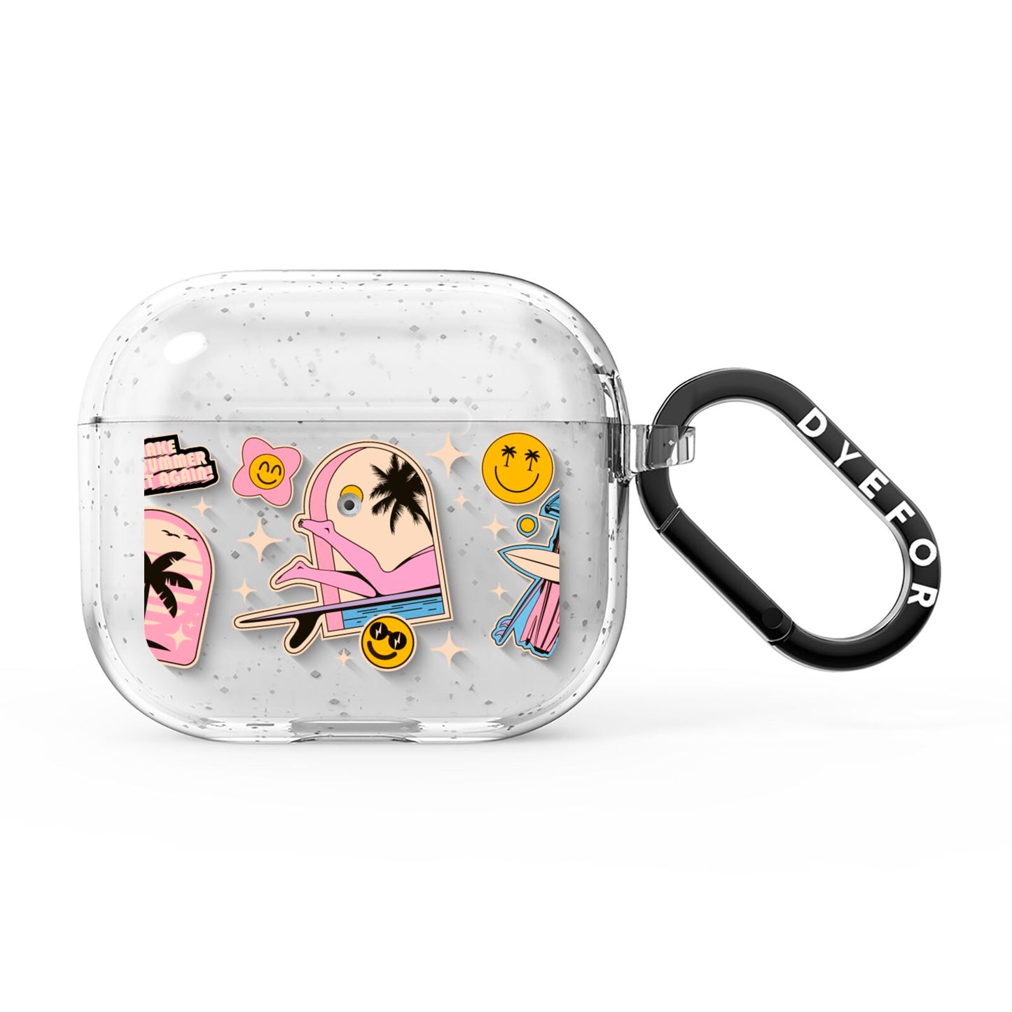 California Girl Sticker AirPods Glitter Case 3rd Gen